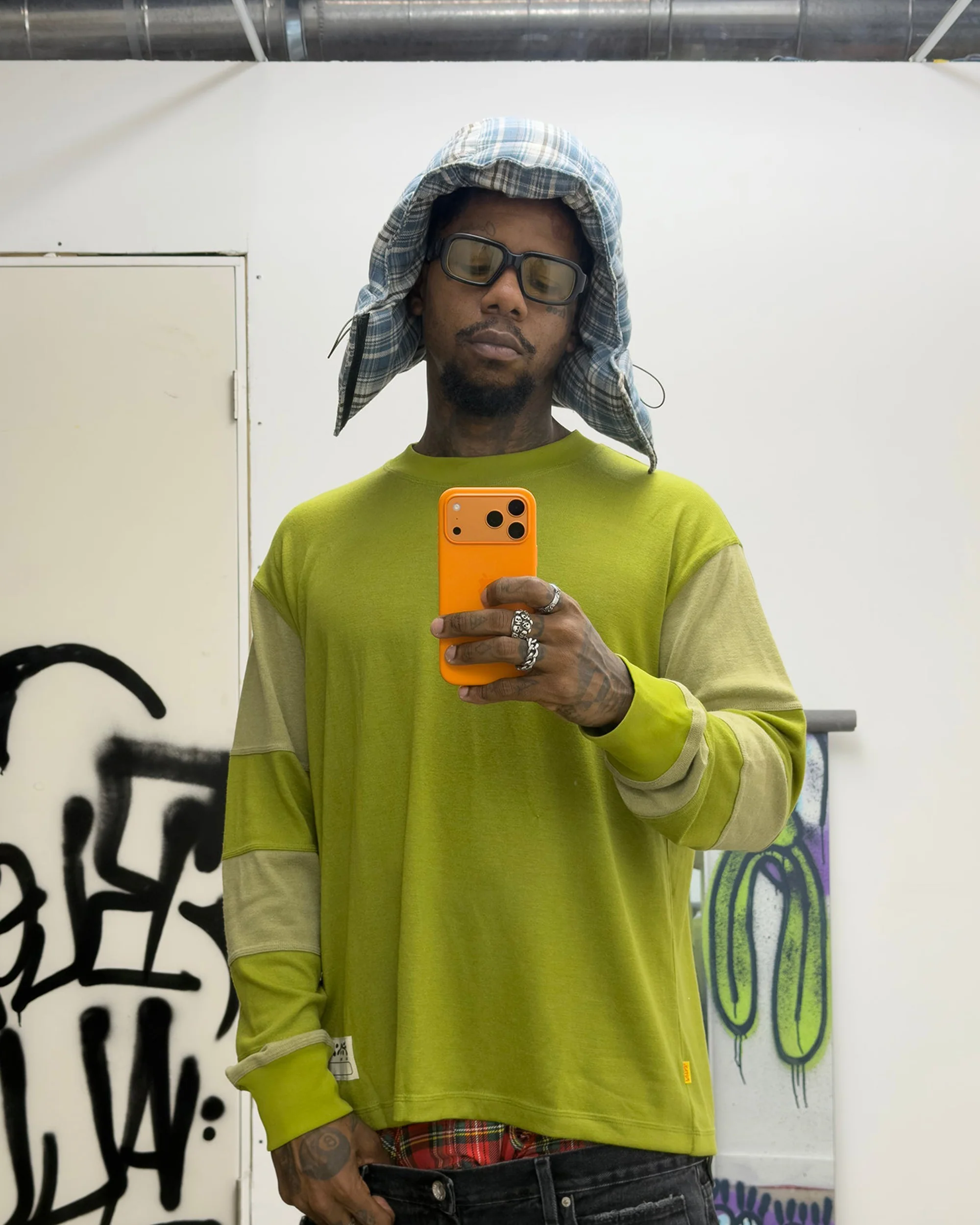 filthy stripe sleeve (lime) - Image 3
