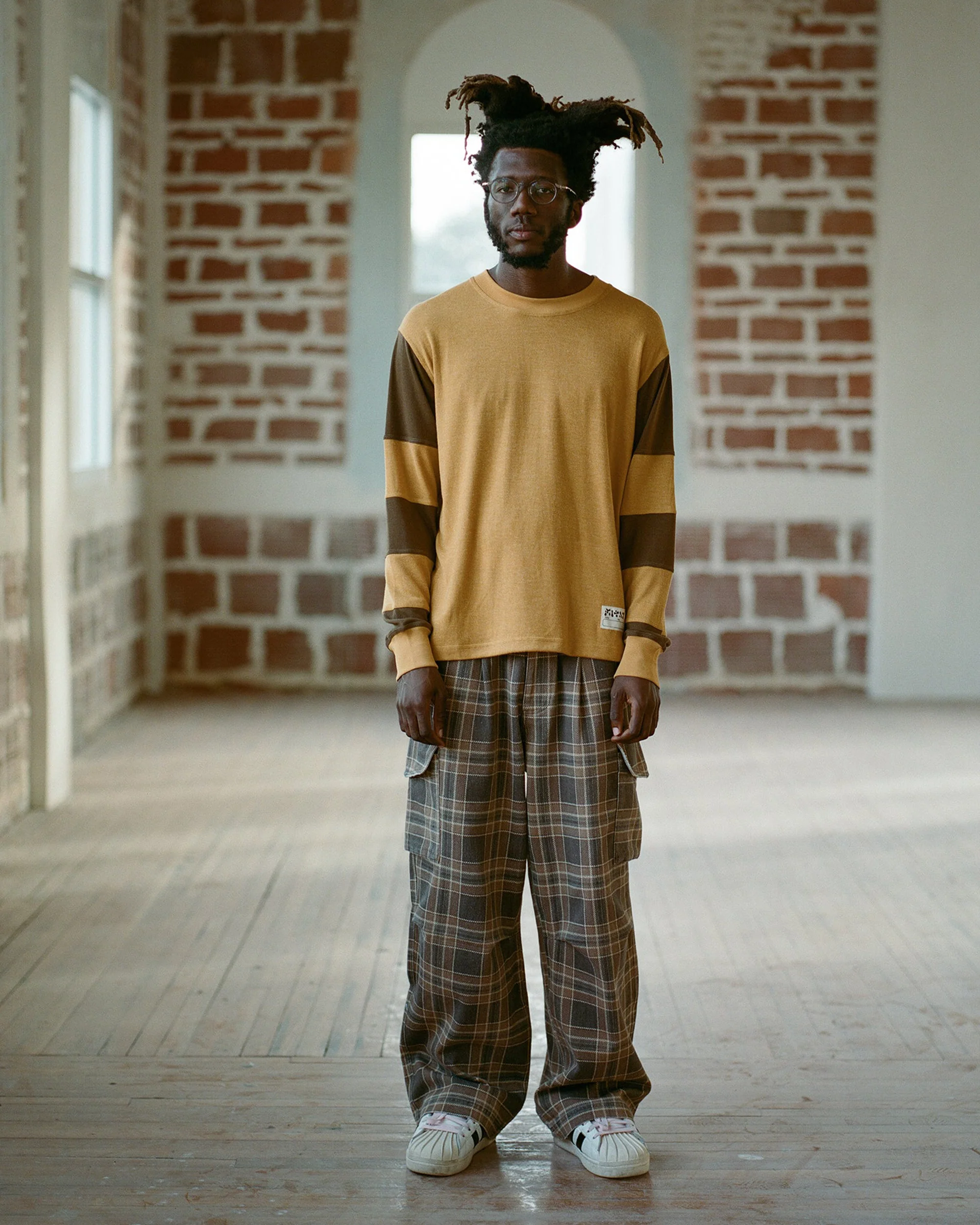 filthy stripe sleeve (mustard) - Image 2