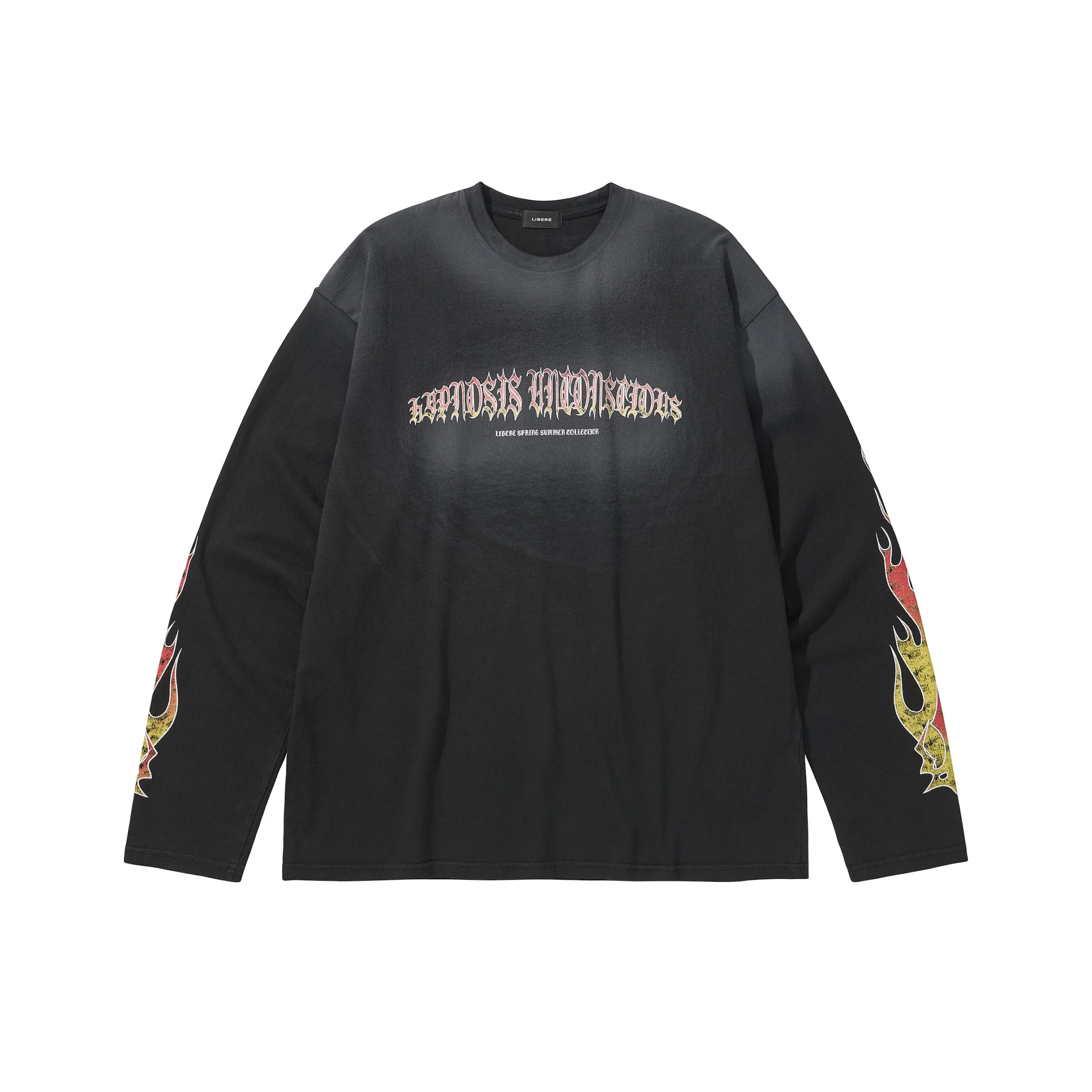 FLAME LONG SLEEVE TEE / BLACK - Image 31