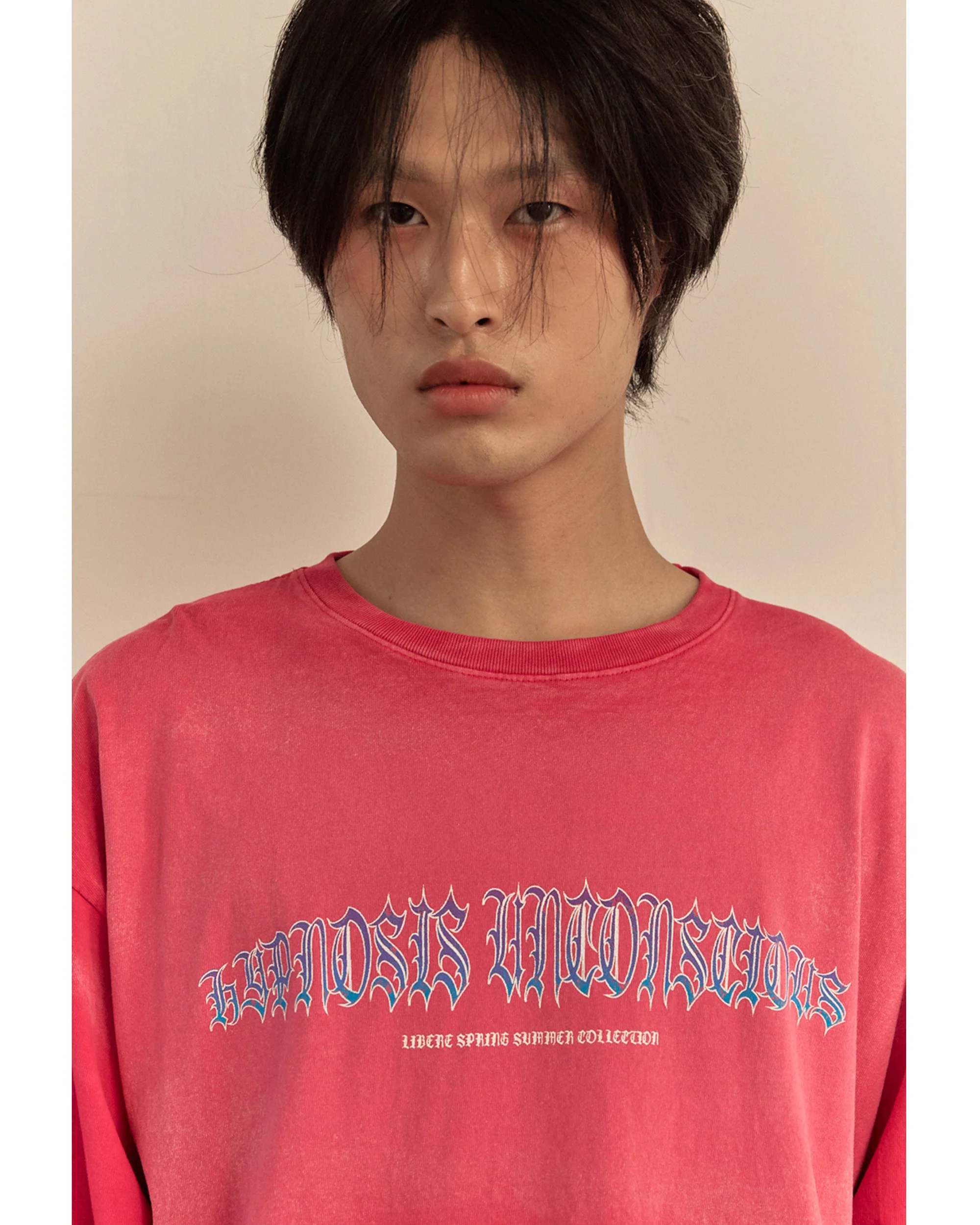 FLAME LONG SLEEVE TEE / PINK - Image 9