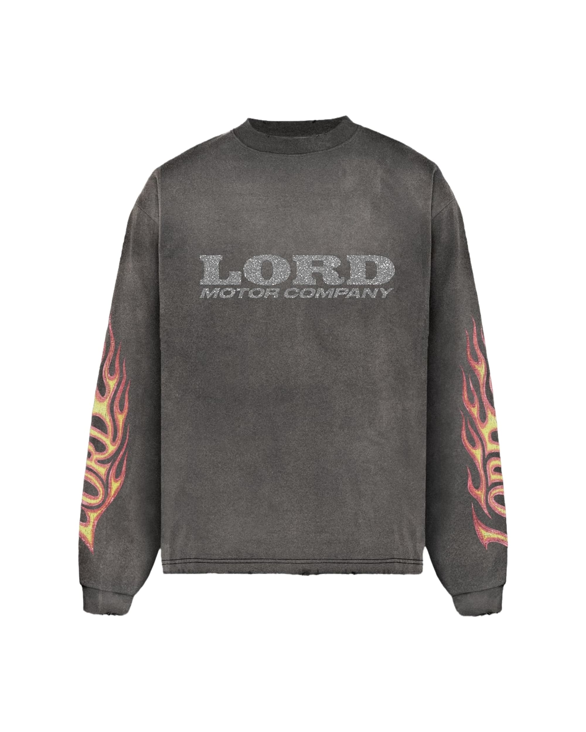 FLAME LONG SLEEVE - VINTAGE GRAY