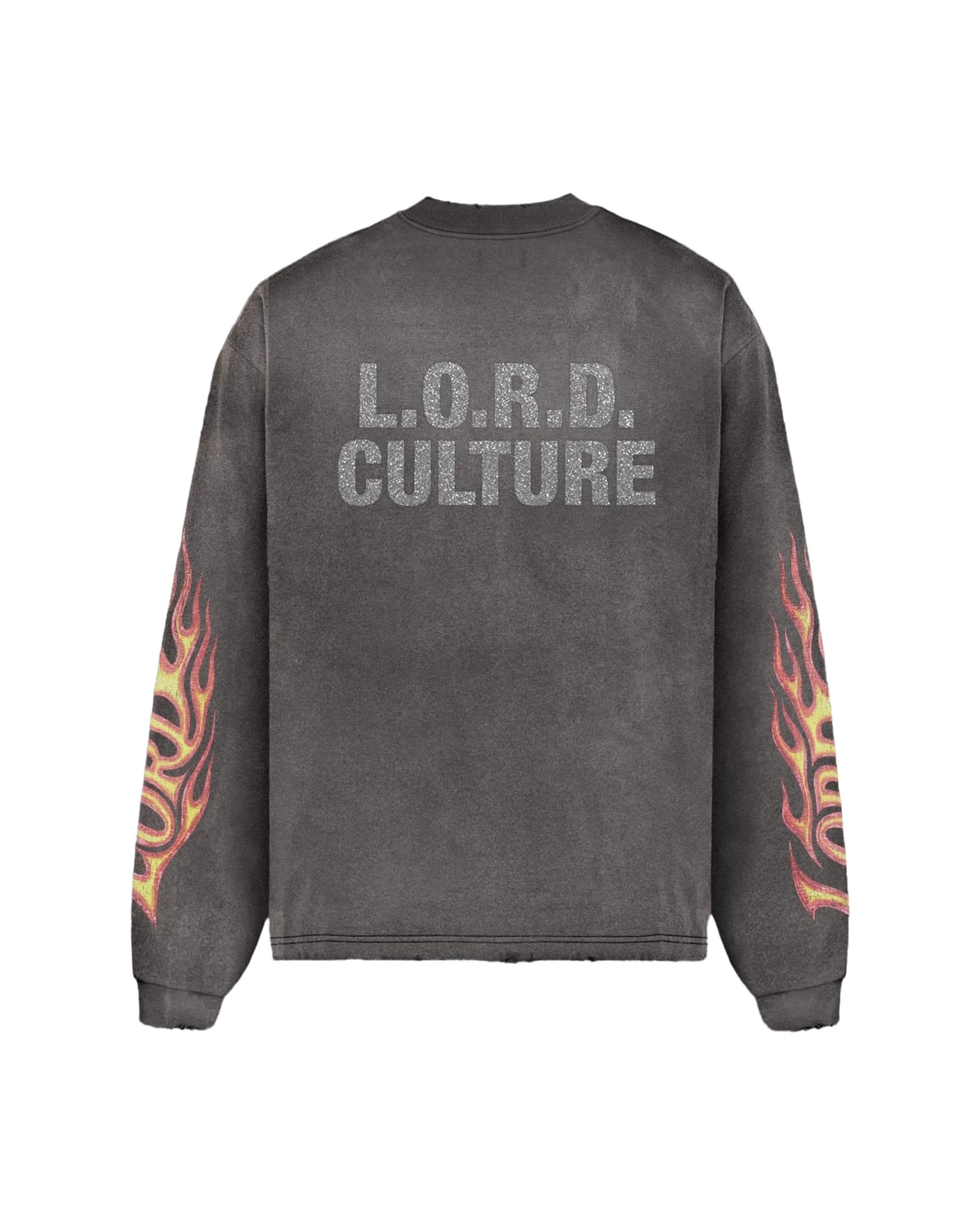 FLAME LONG SLEEVE - VINTAGE GRAY - Image 5