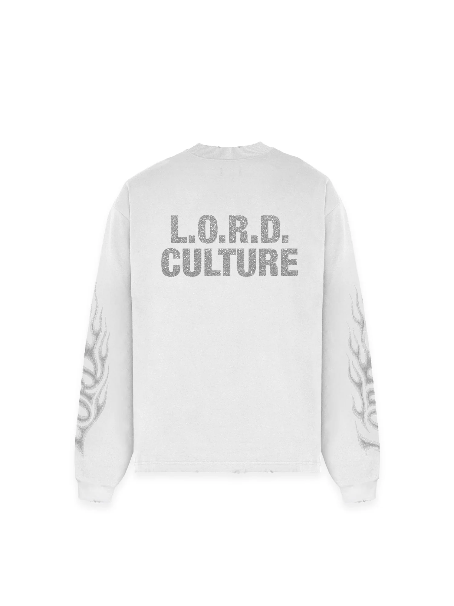 FLAME LONG SLEEVE - WHITE - Image 7