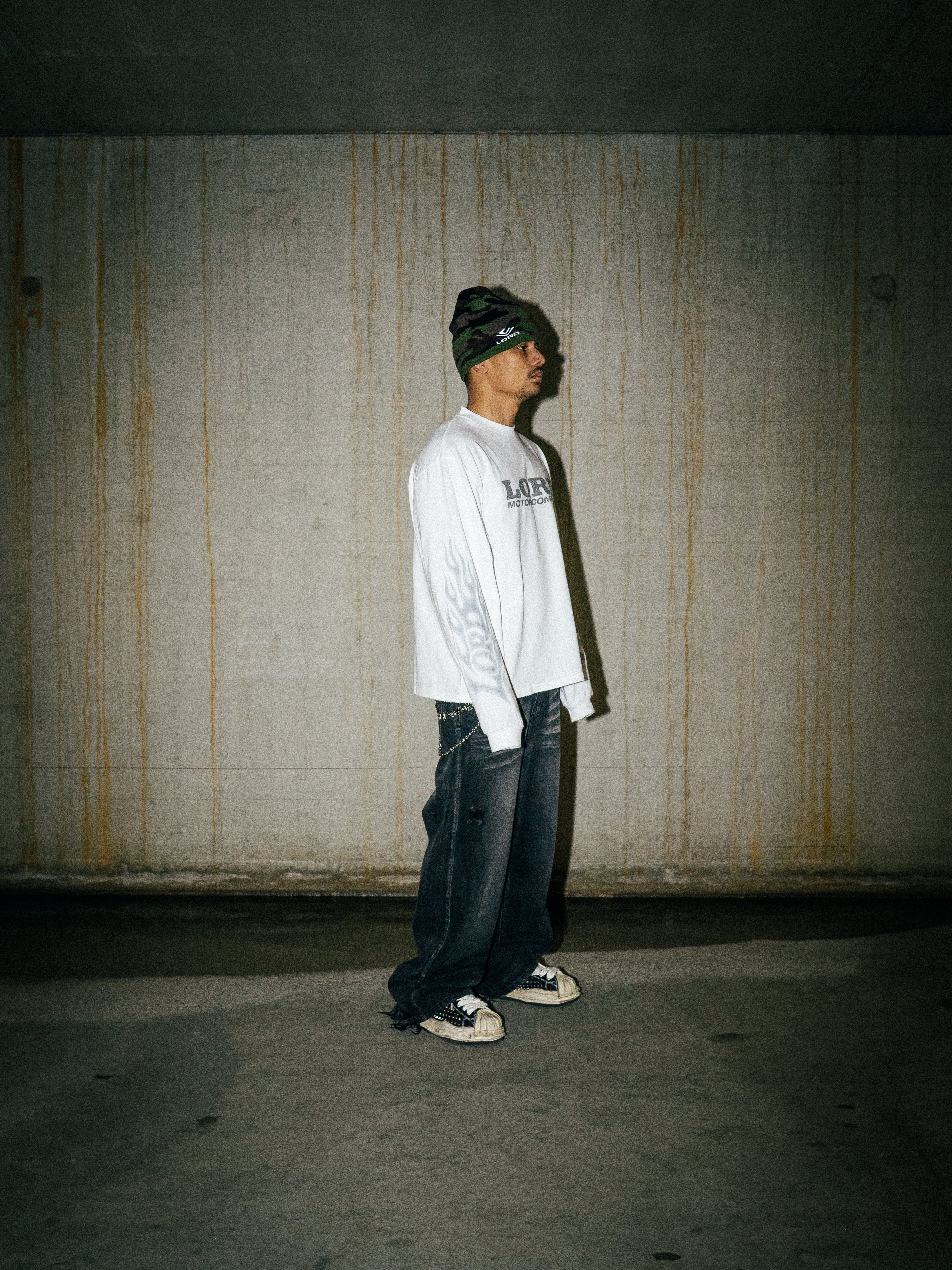 FLAME LONG SLEEVE - WHITE - Image 9