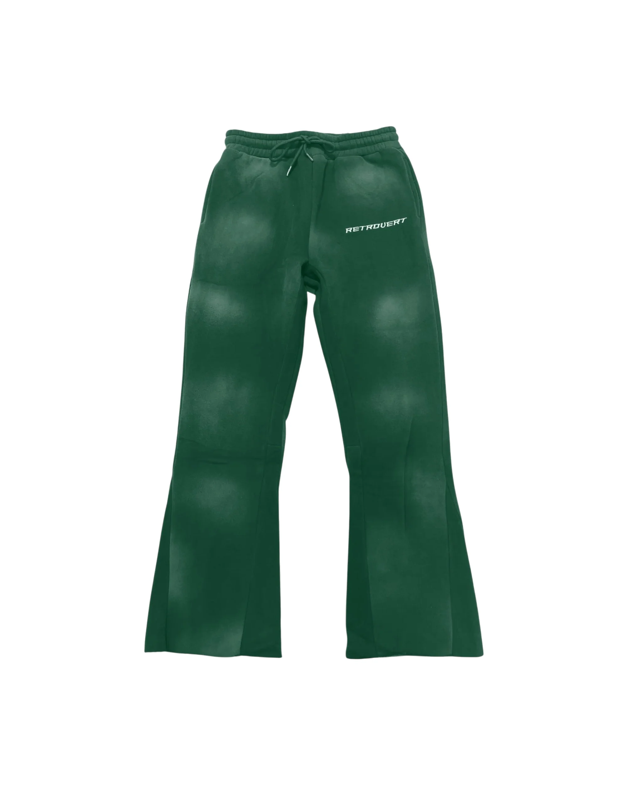 Flare Green Sweatpants