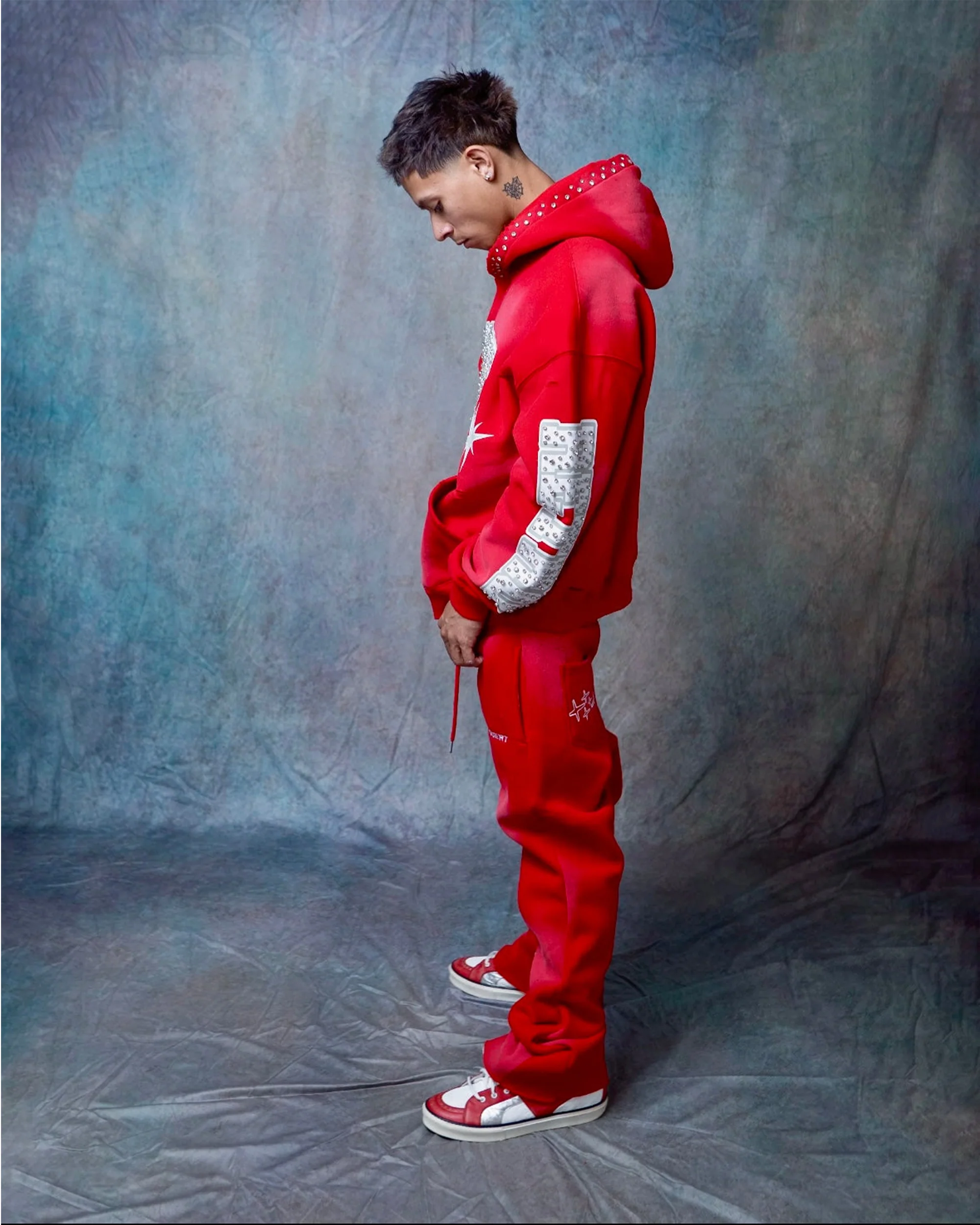 Flare Red Sweatpants - Image 3