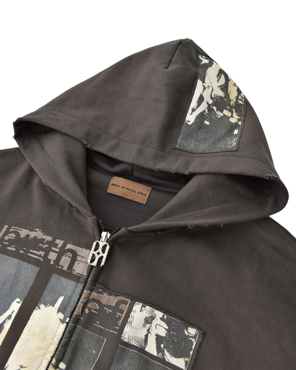 Flash Light Hoodie in Black - Image 7