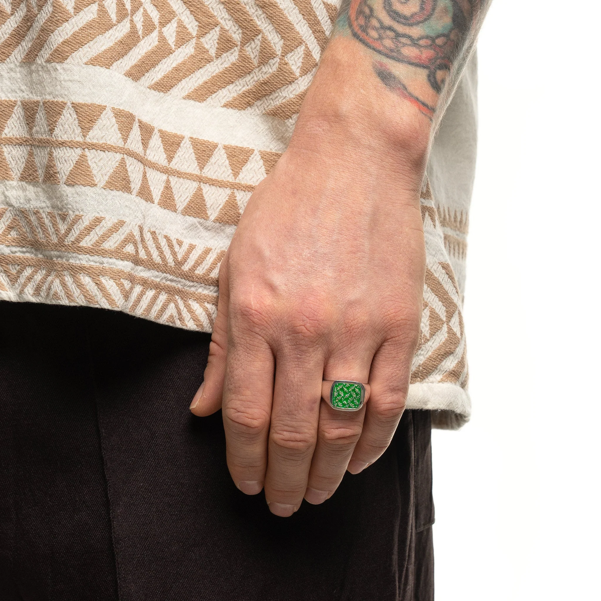 Floral Signet (Silver/Enamel) - Image 14