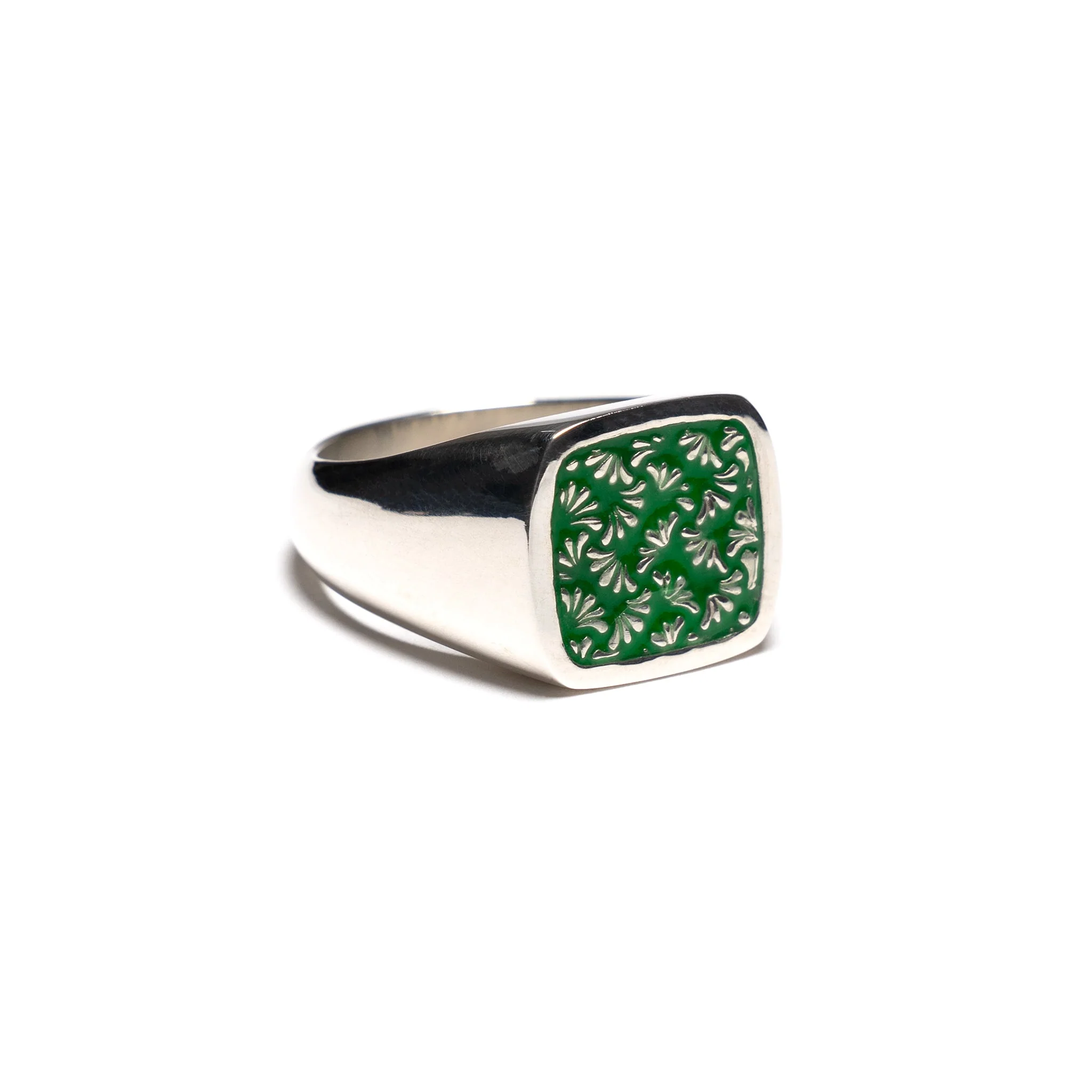 Floral Signet (Silver/Enamel) - Image 7