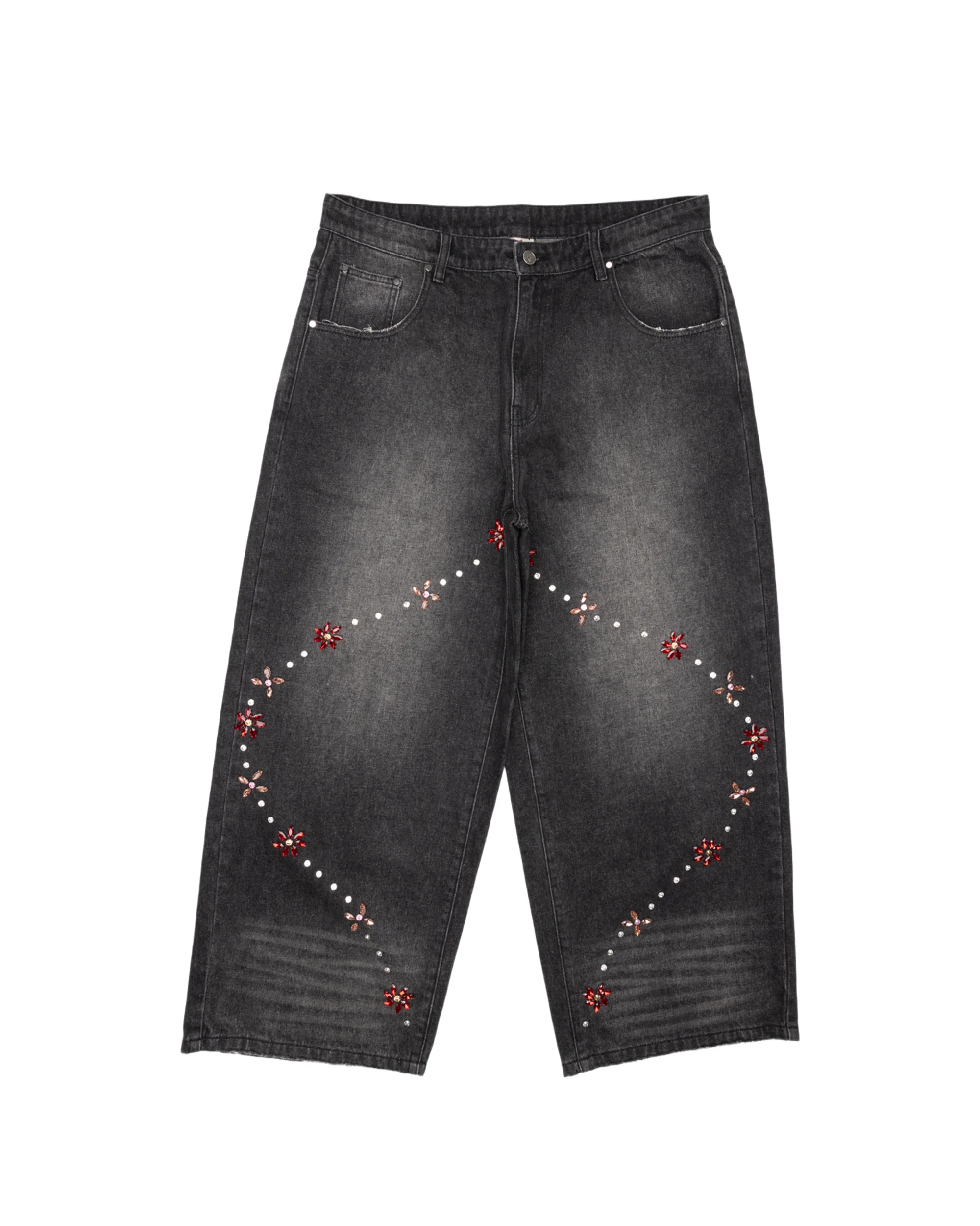 Flower Crystal Denim