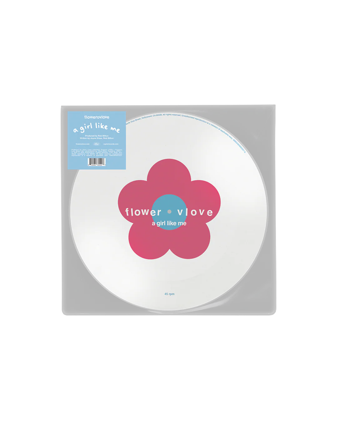 flowerovlove - a girl like me 7" Picture Disc