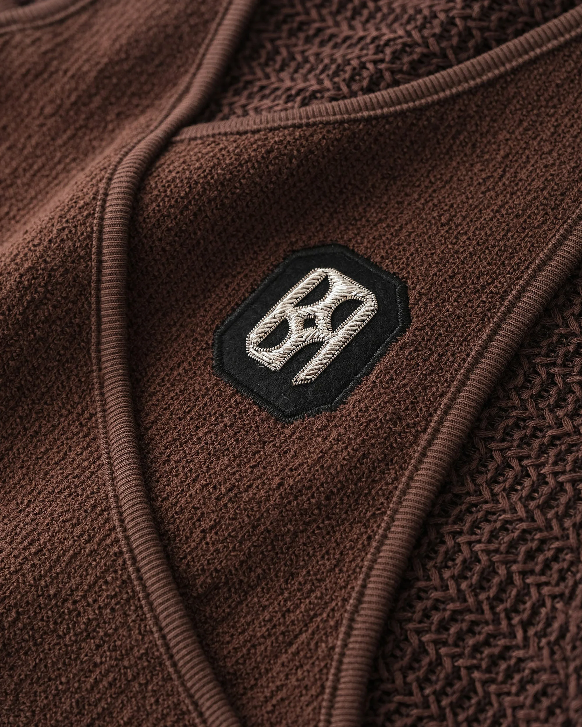 Fluid Layered Knit Tank In Brown - Image 4