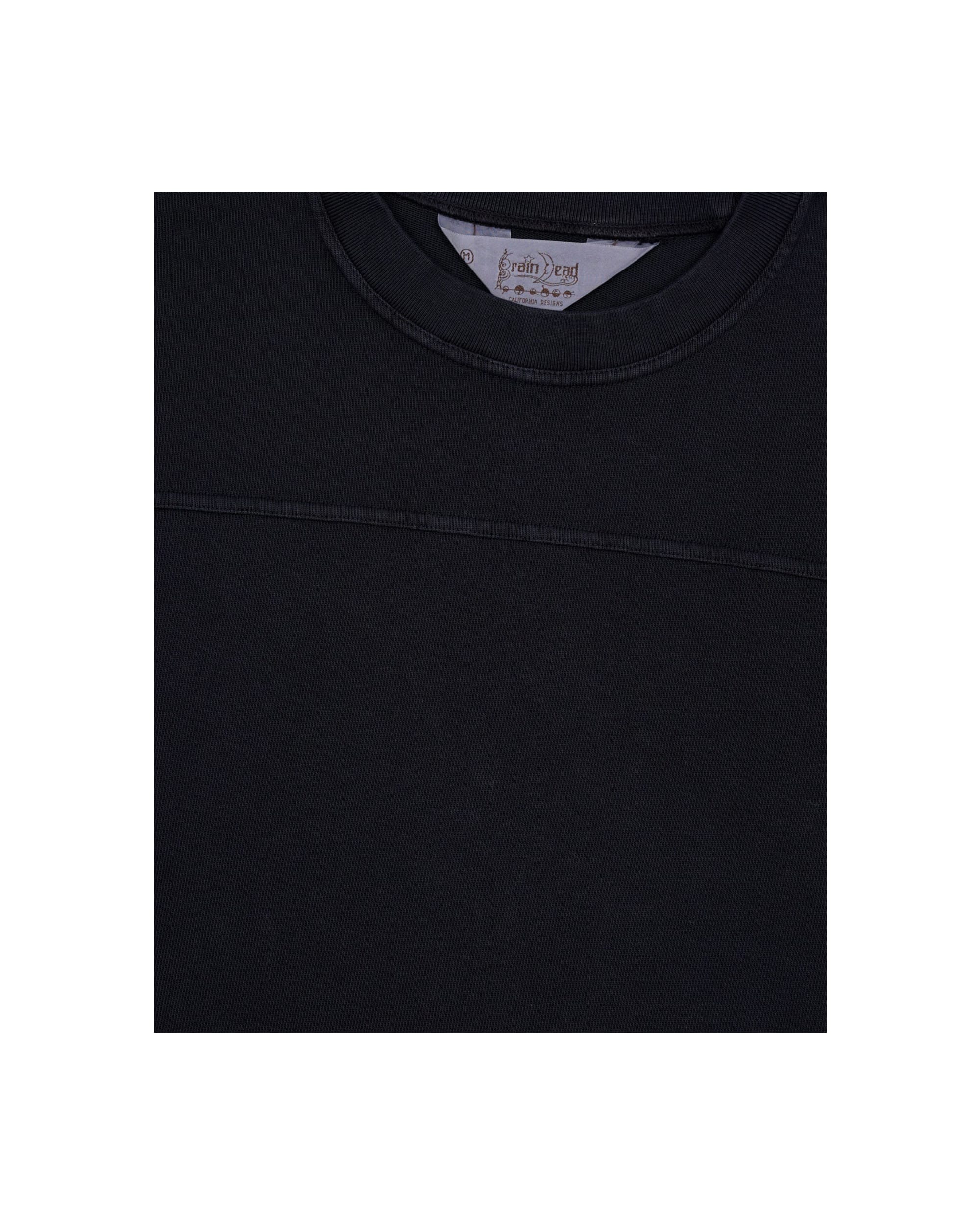 Football T-Shirt - Washed Black - Image 9