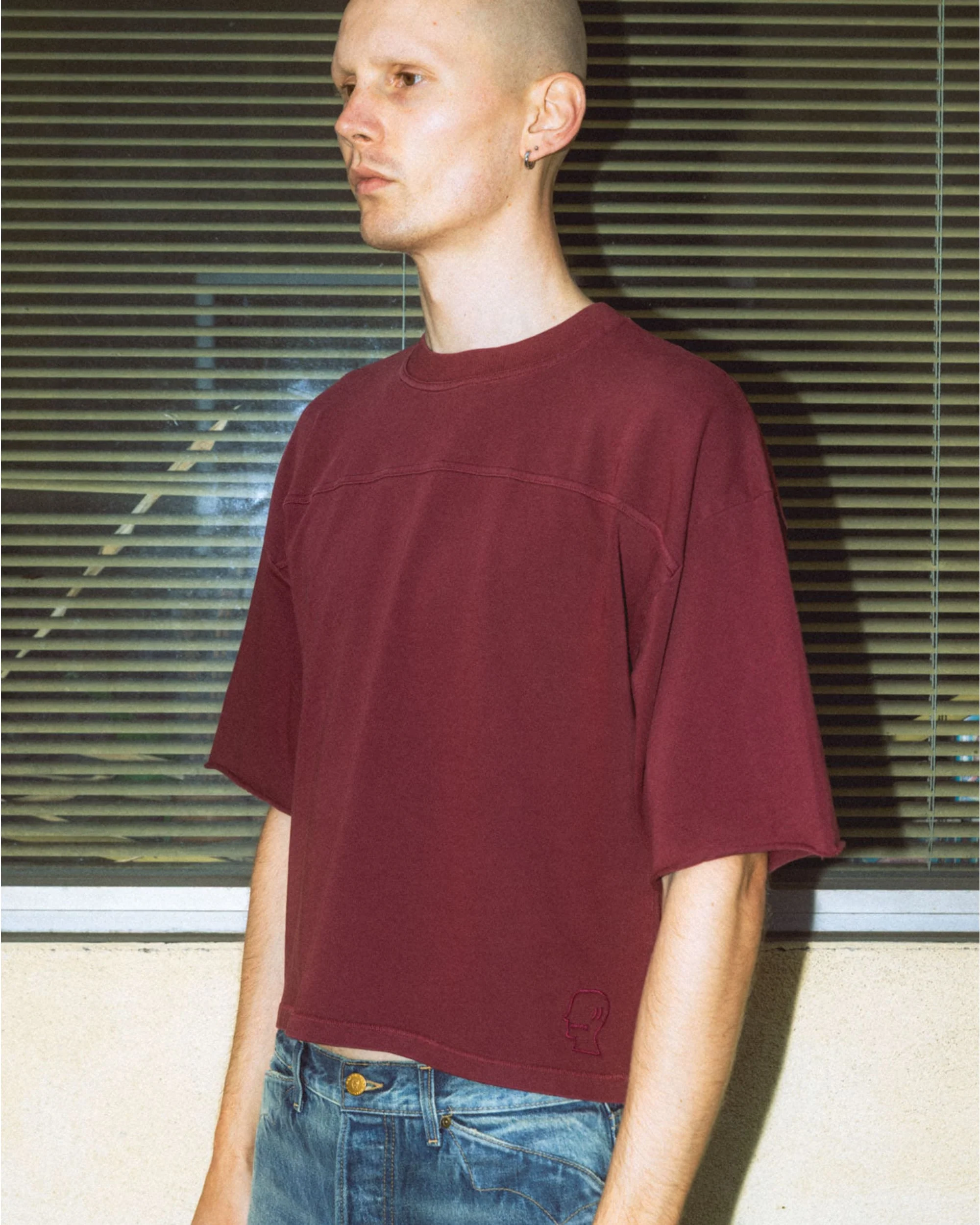 Football T-Shirt - Wine - Image 6