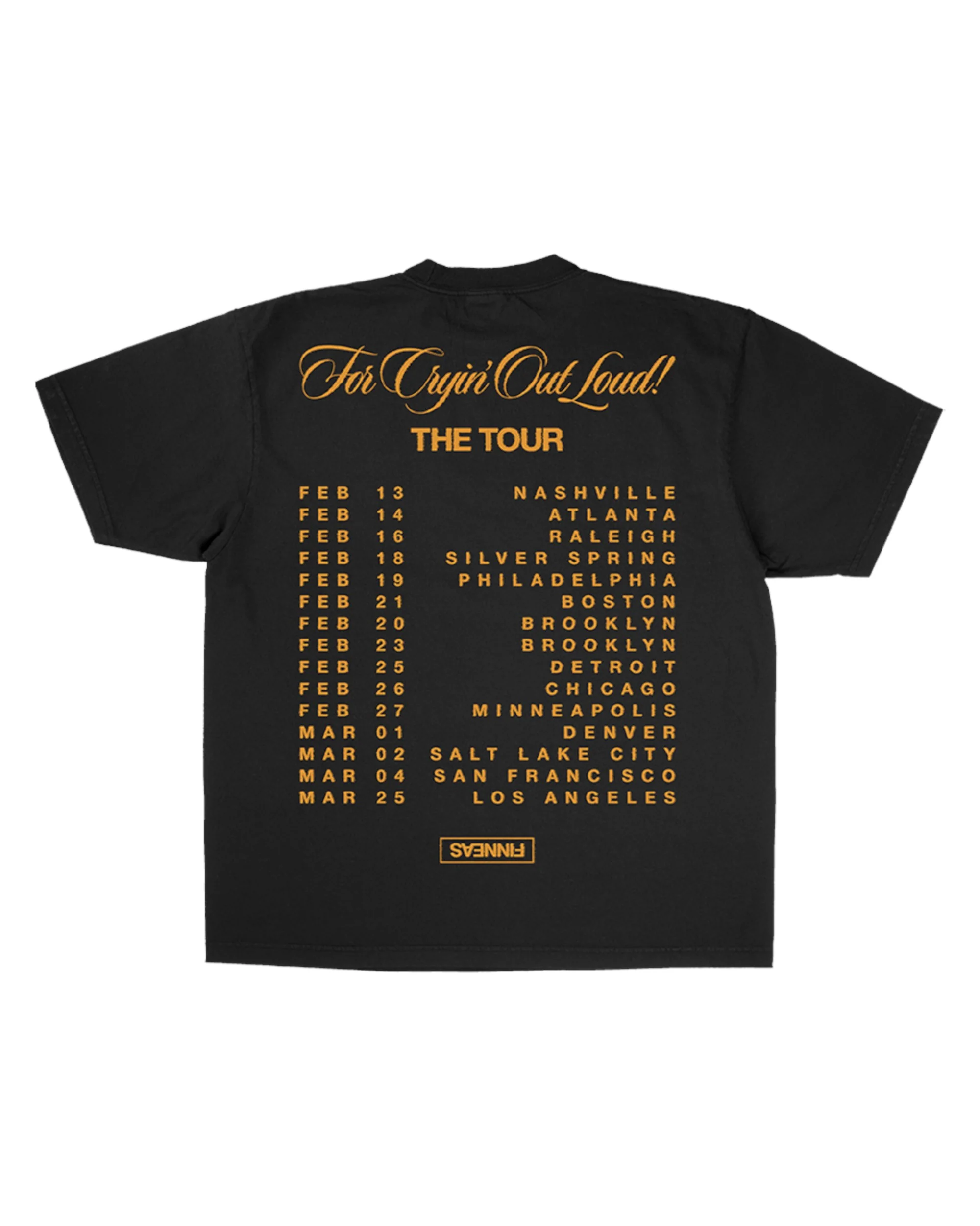 For Cryin' Out Loud Tour Fox Dateback Tee - Image 2