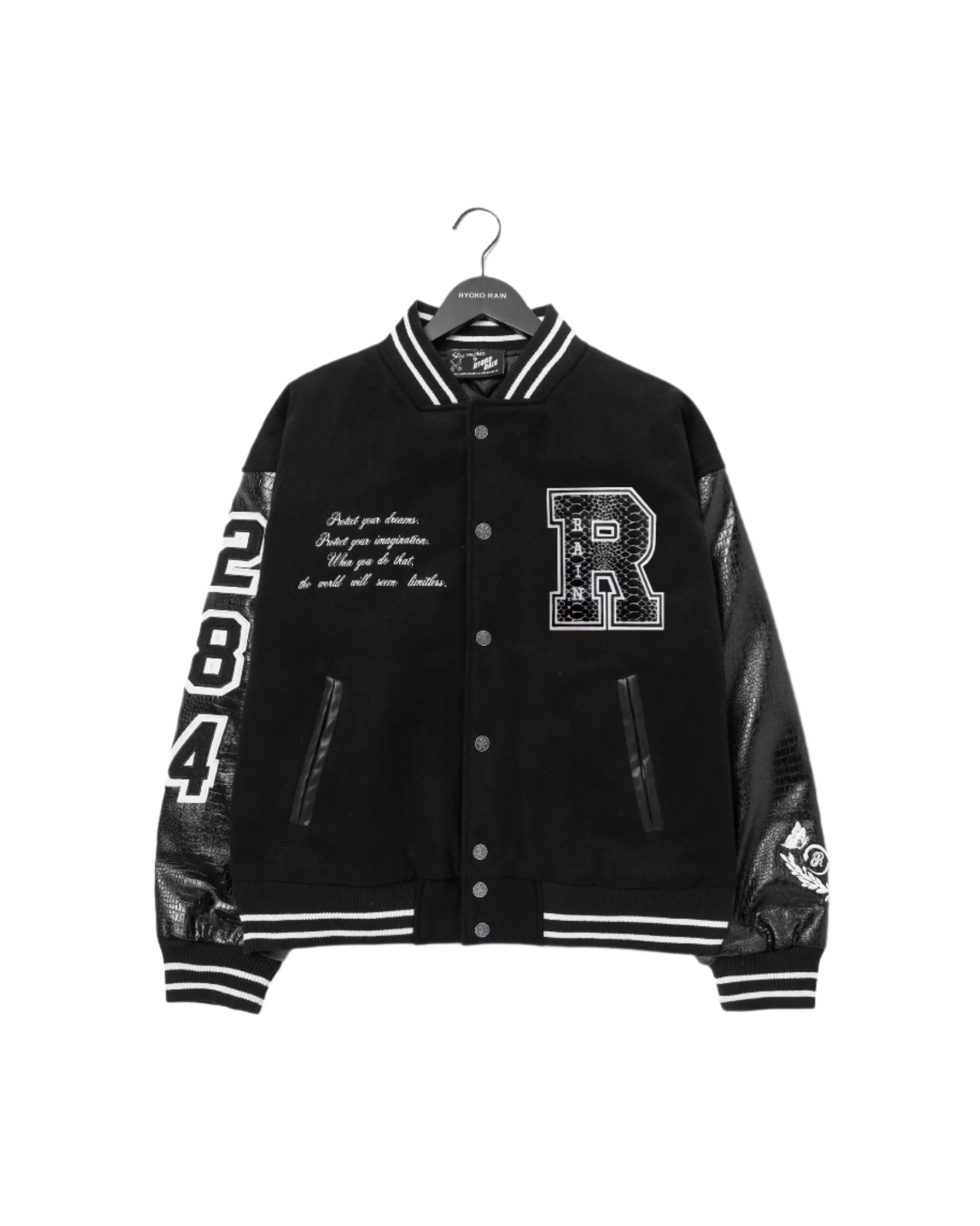 FOREVER INSPIRED VARSITY JACKET