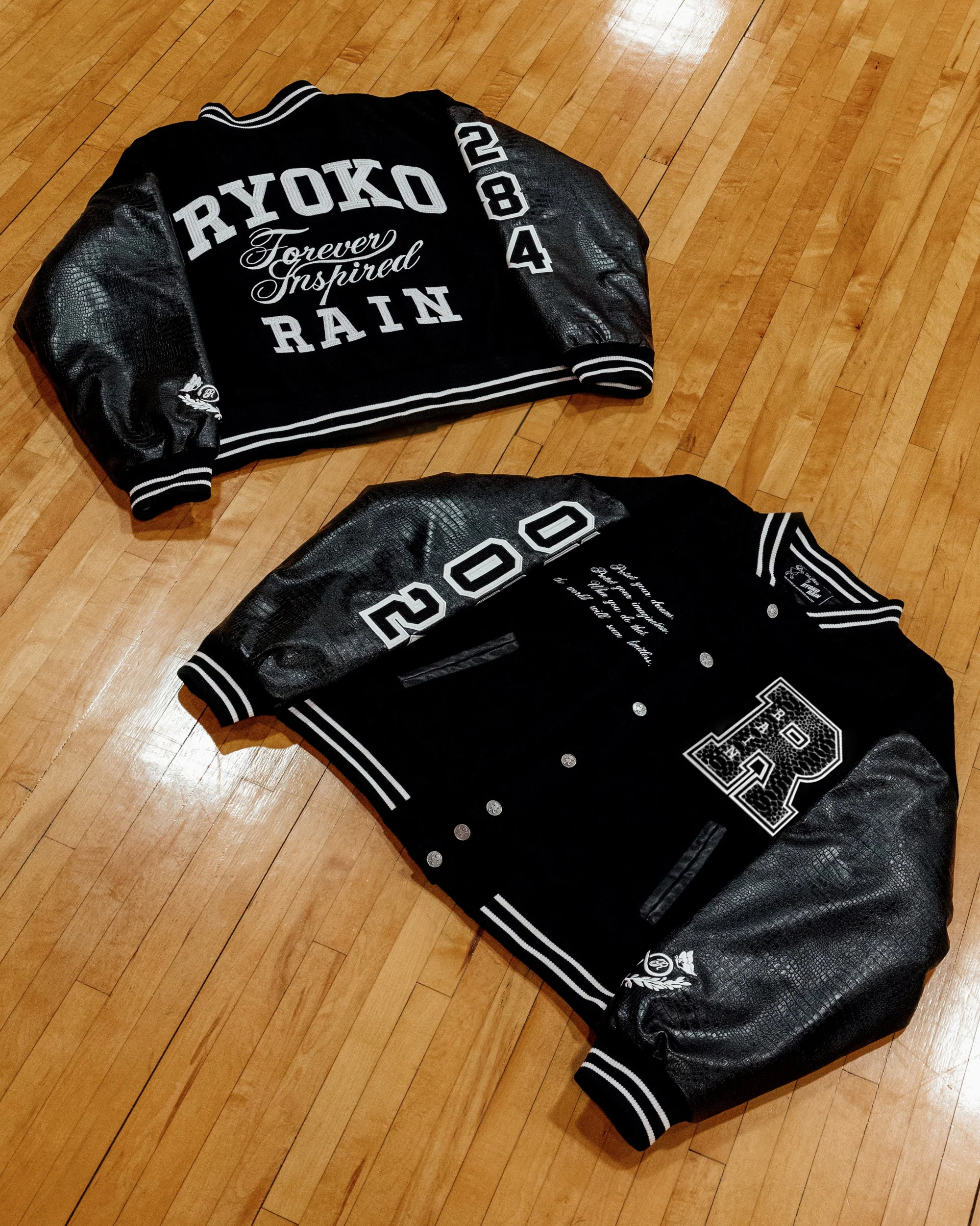 FOREVER INSPIRED VARSITY JACKET - Image 2