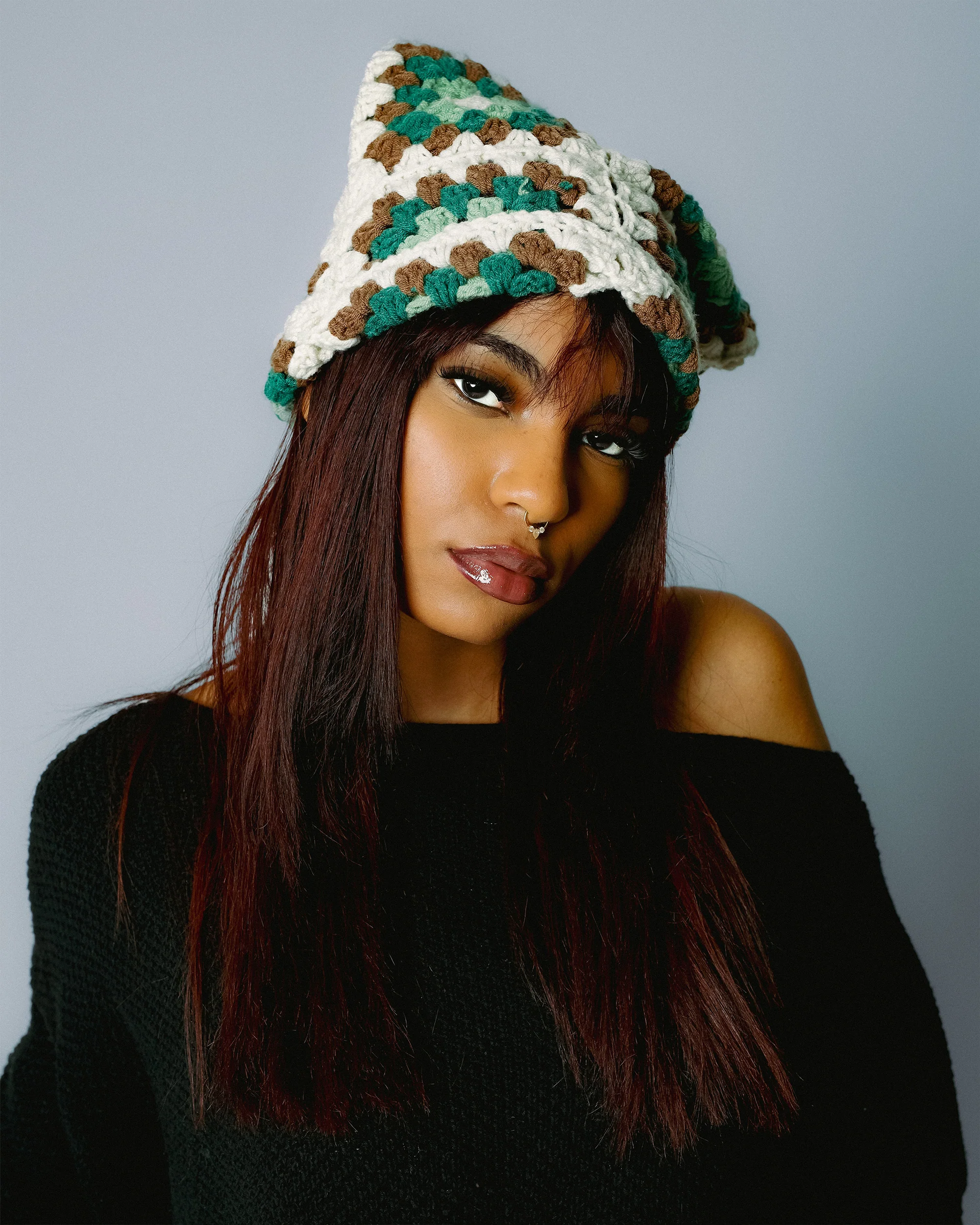 Forrest Crochet Cat Hat - Image 3