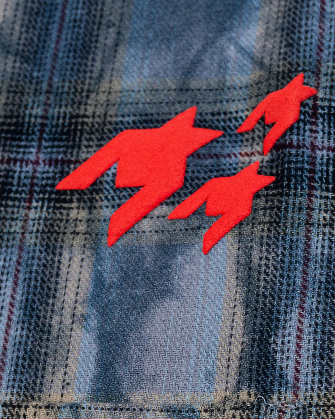 FR Cropped Flannel - Washed Blue - Image 5