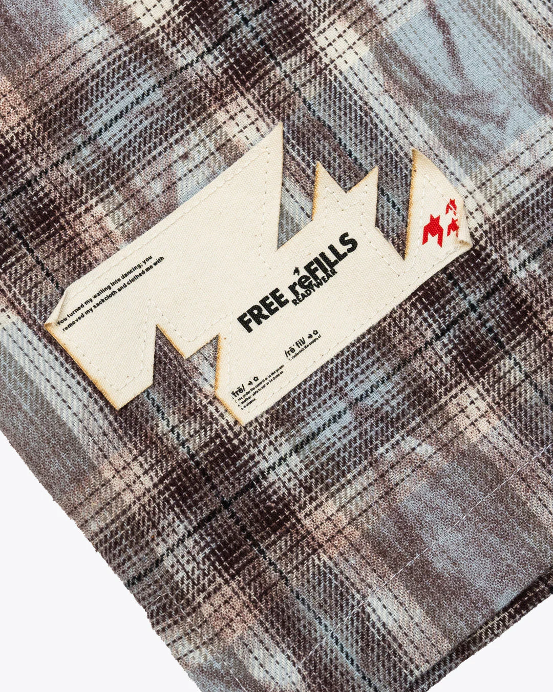 FR Cropped Flannel - Washed Brown - Image 3