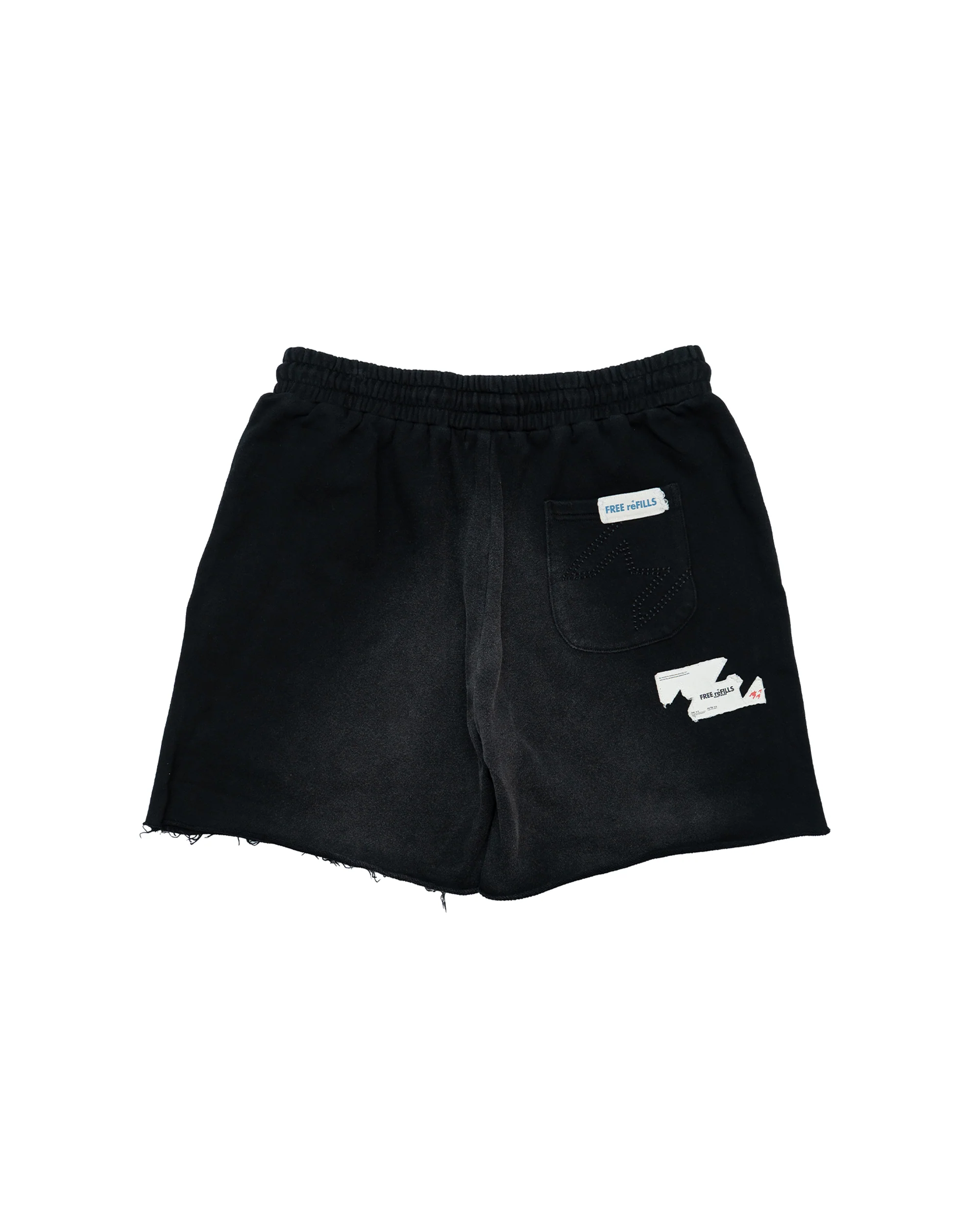 FR Gem Shorts - Washed Black - Image 2