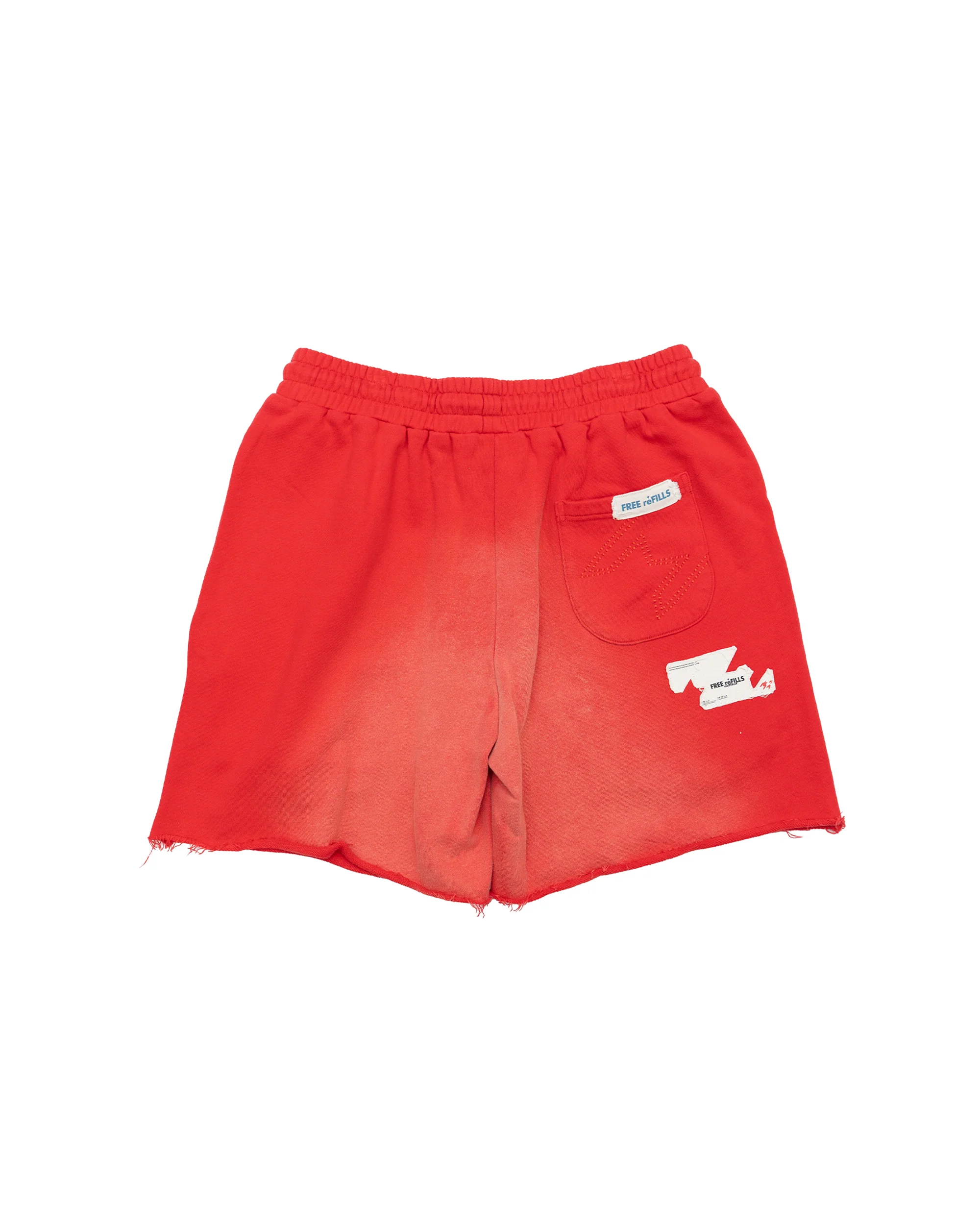 FR Gem Shorts - Washed Red - Image 2