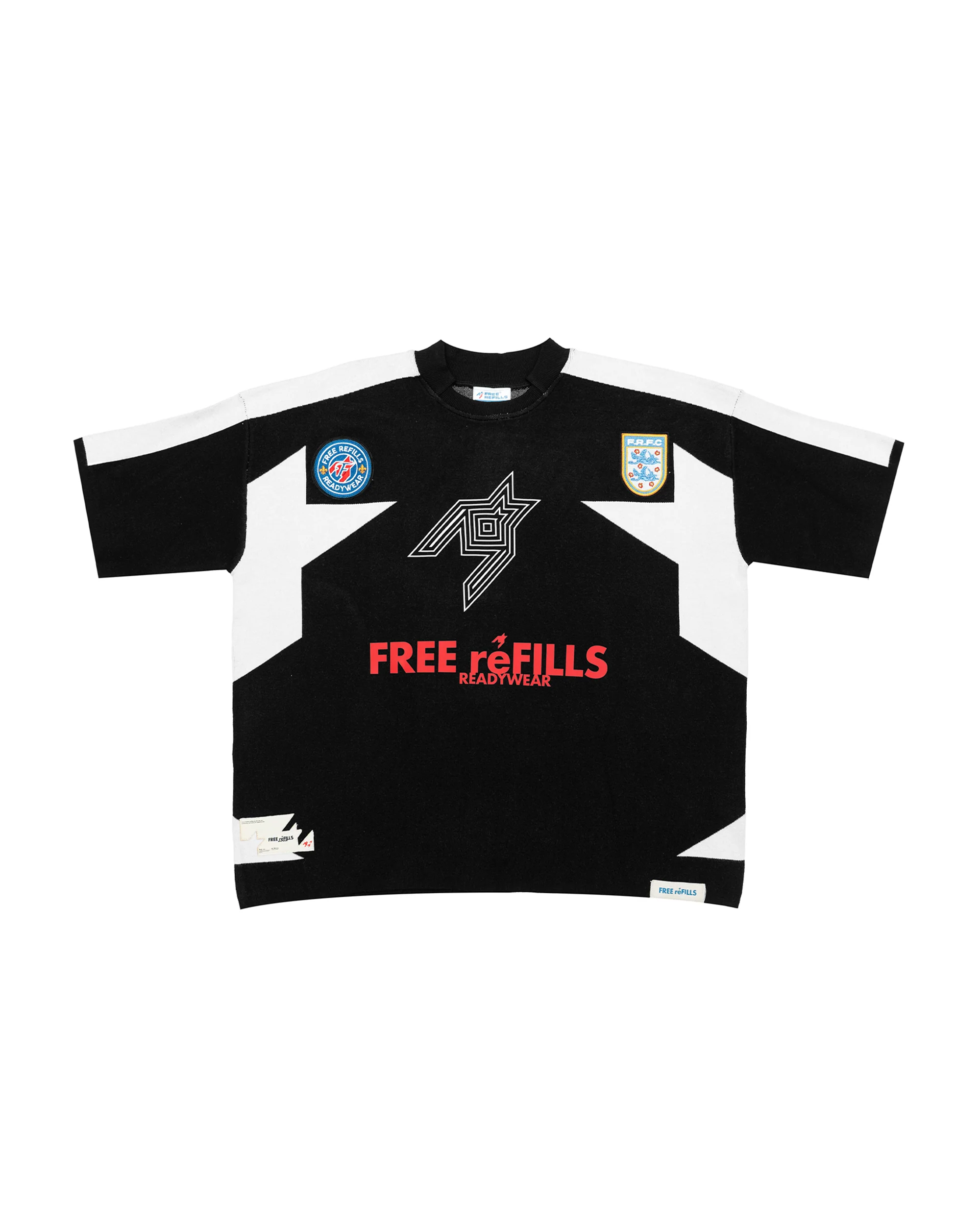 FR Jacquard Futbol Jersey - Black