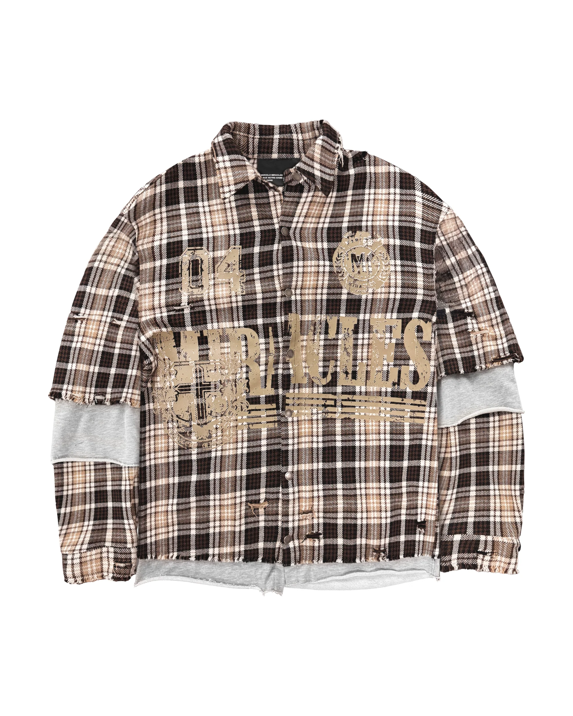 FRAGMENT SHIRT in BEIGE