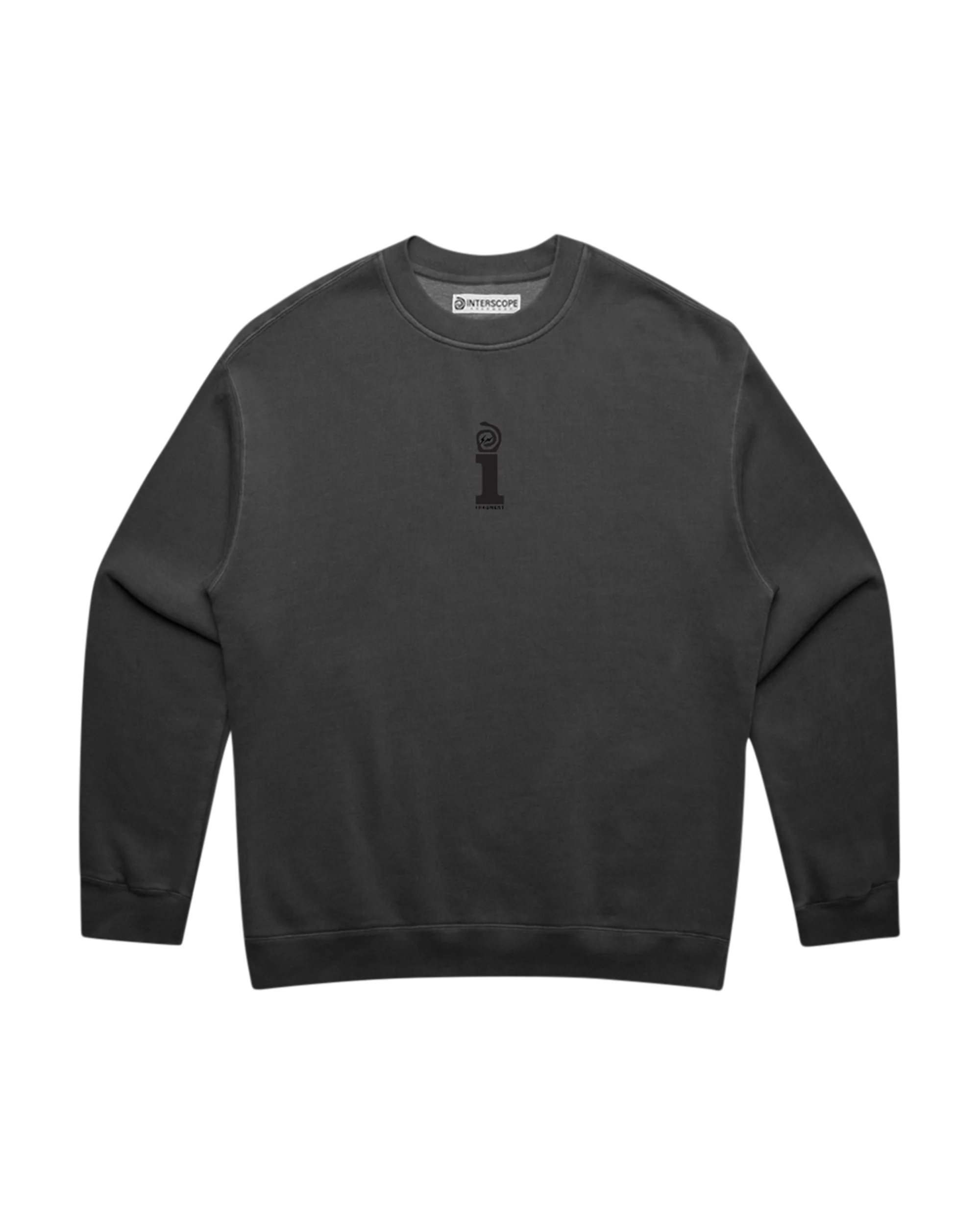 Fragment x Interscope Crewneck - Charcoal