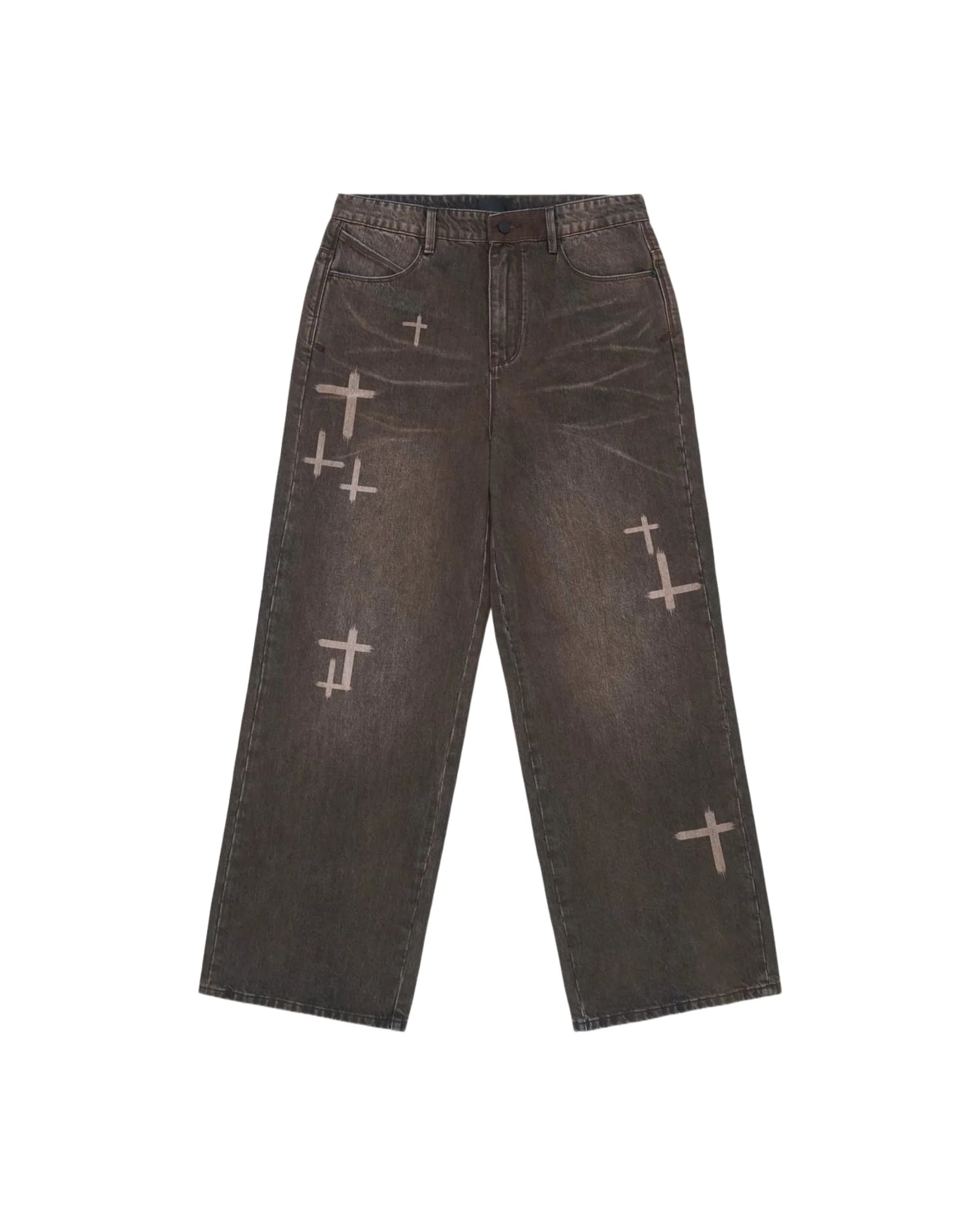 FRANCO WIDE LEG JEAN | MOCHA DRIFT CROSS CUT