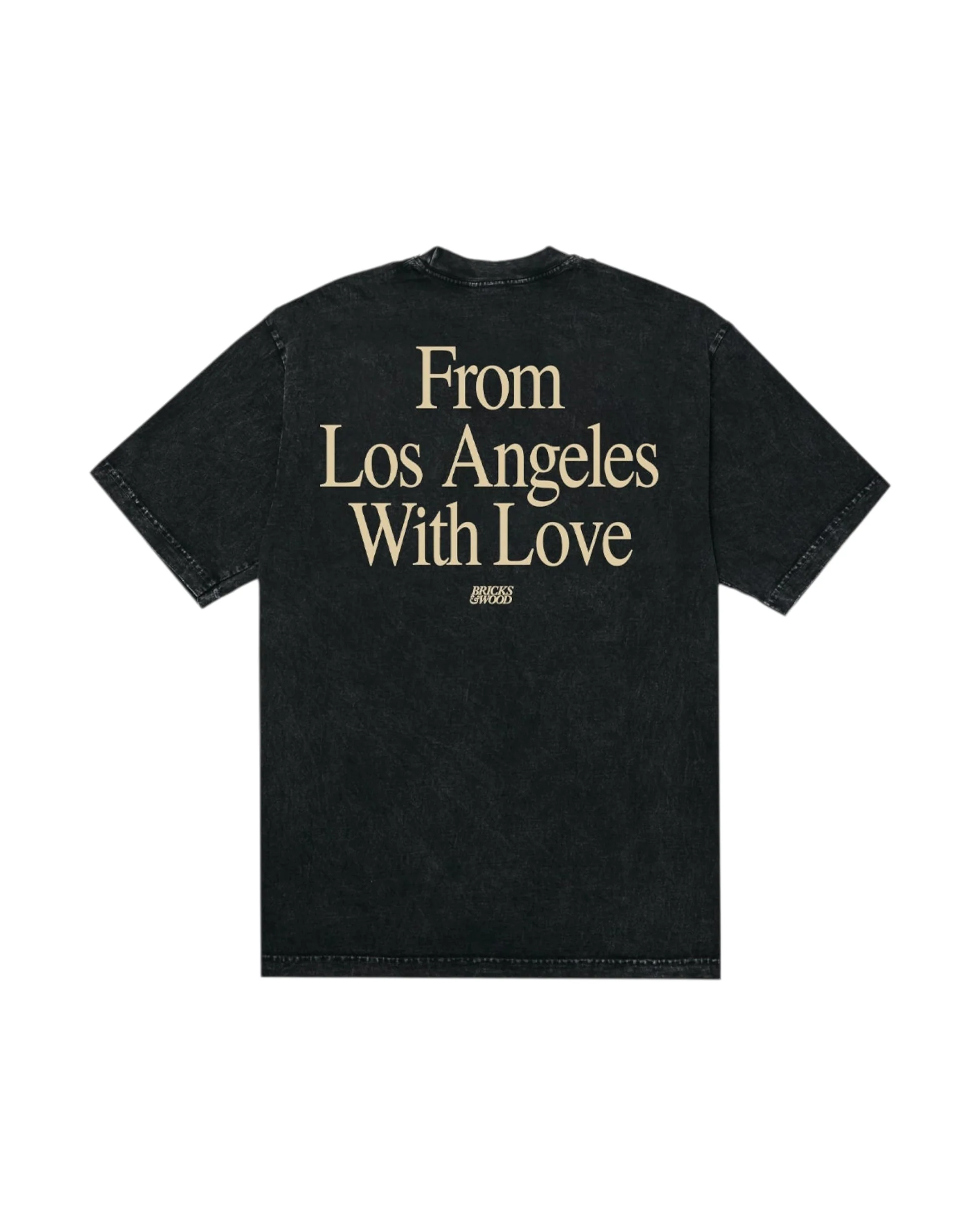 From Los Angeles With Love Tee - Mineral Wash Black - Image 2