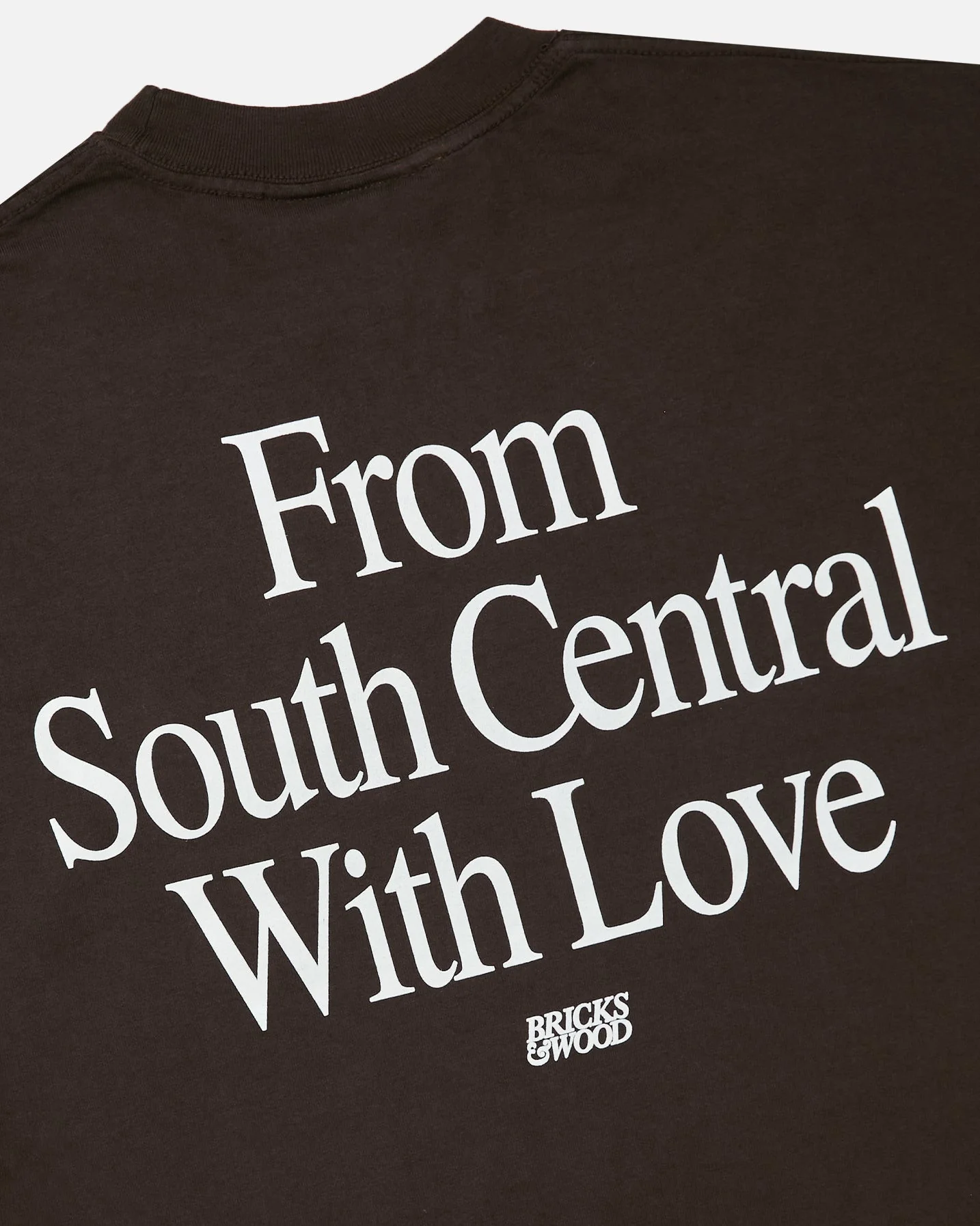 From South Central W/ Love Tee - Chocolate - Image 4