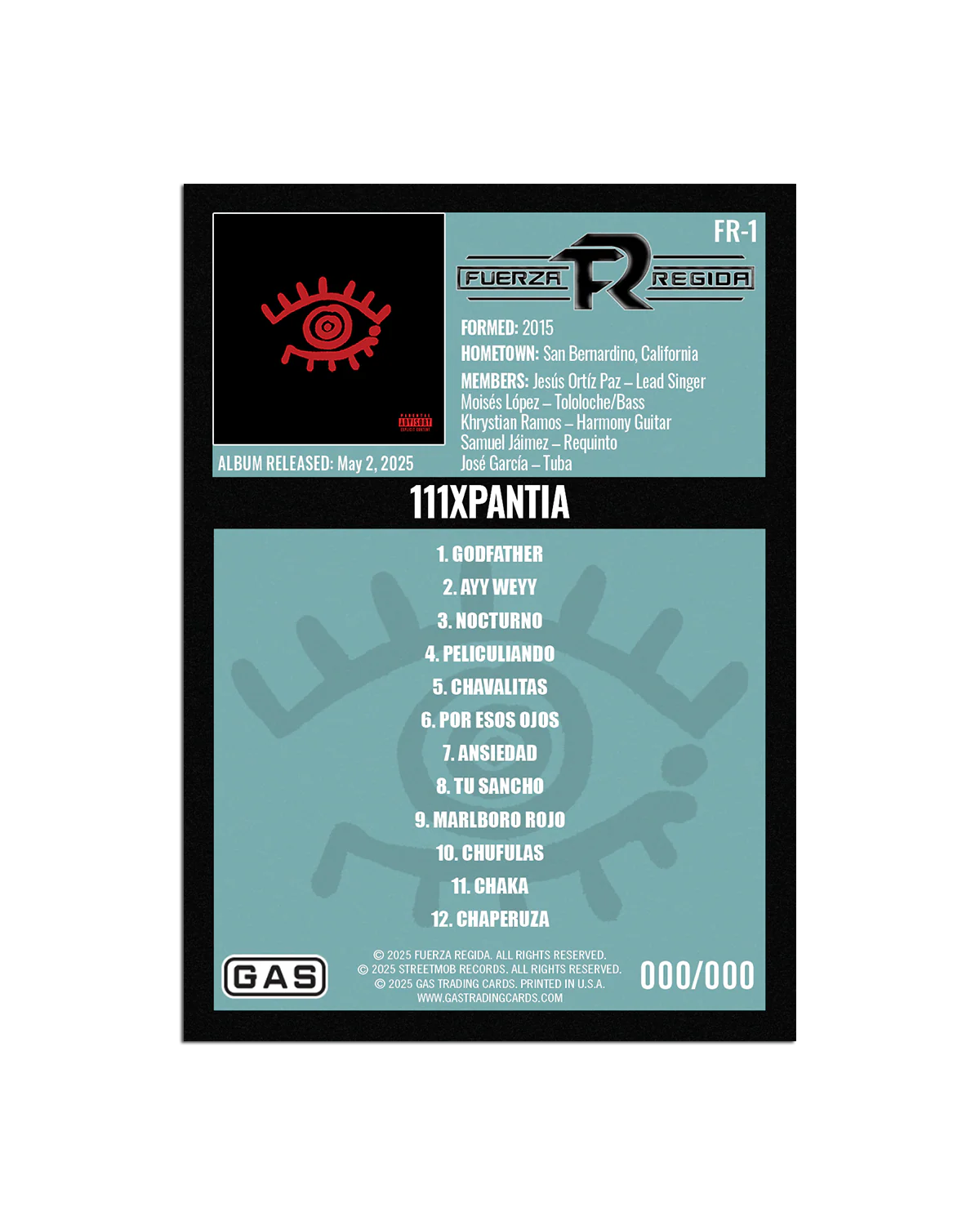 Fuerza Regida x GAS 6-Card Set - Image 4