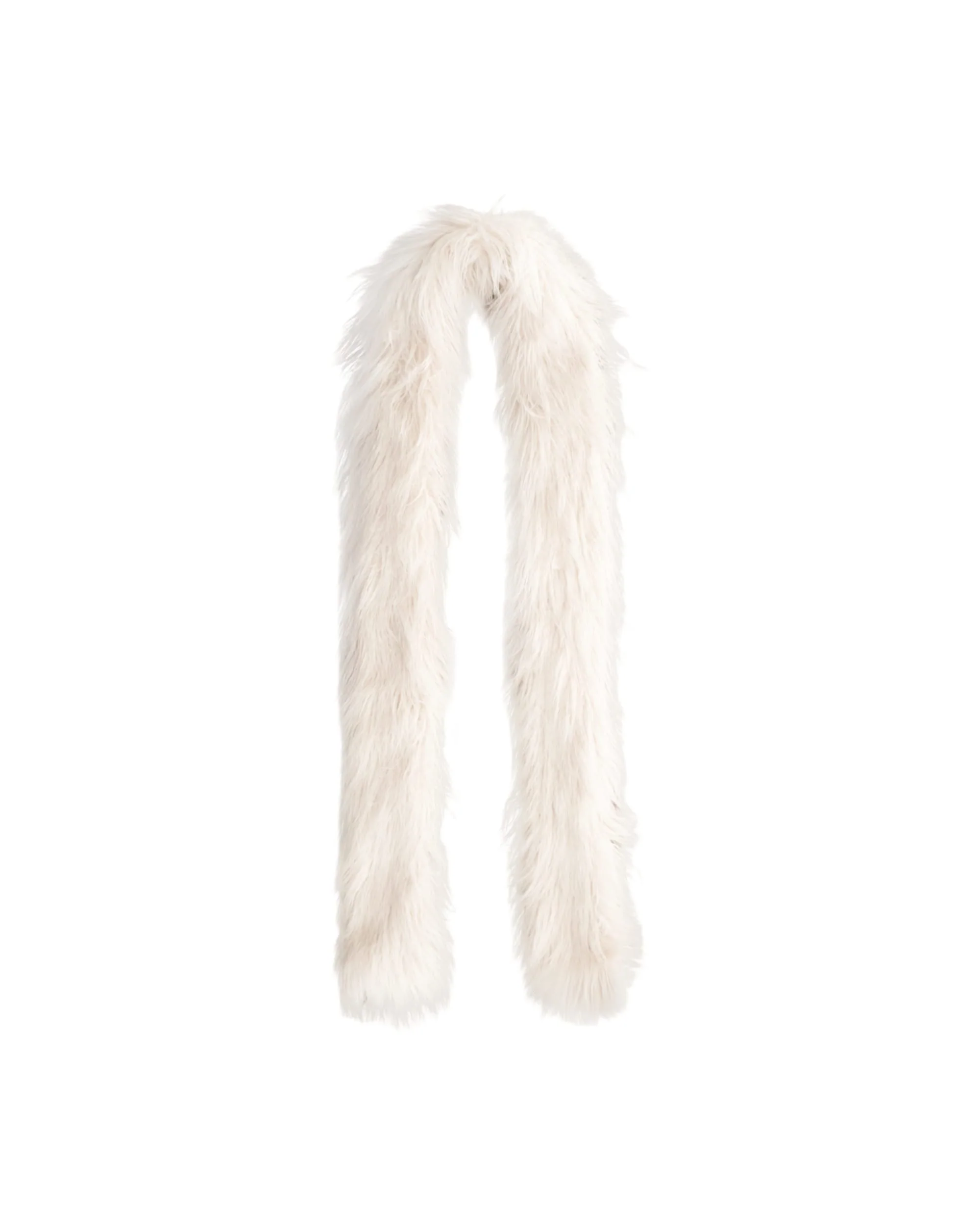 FUR SCARF - CREAM YAK