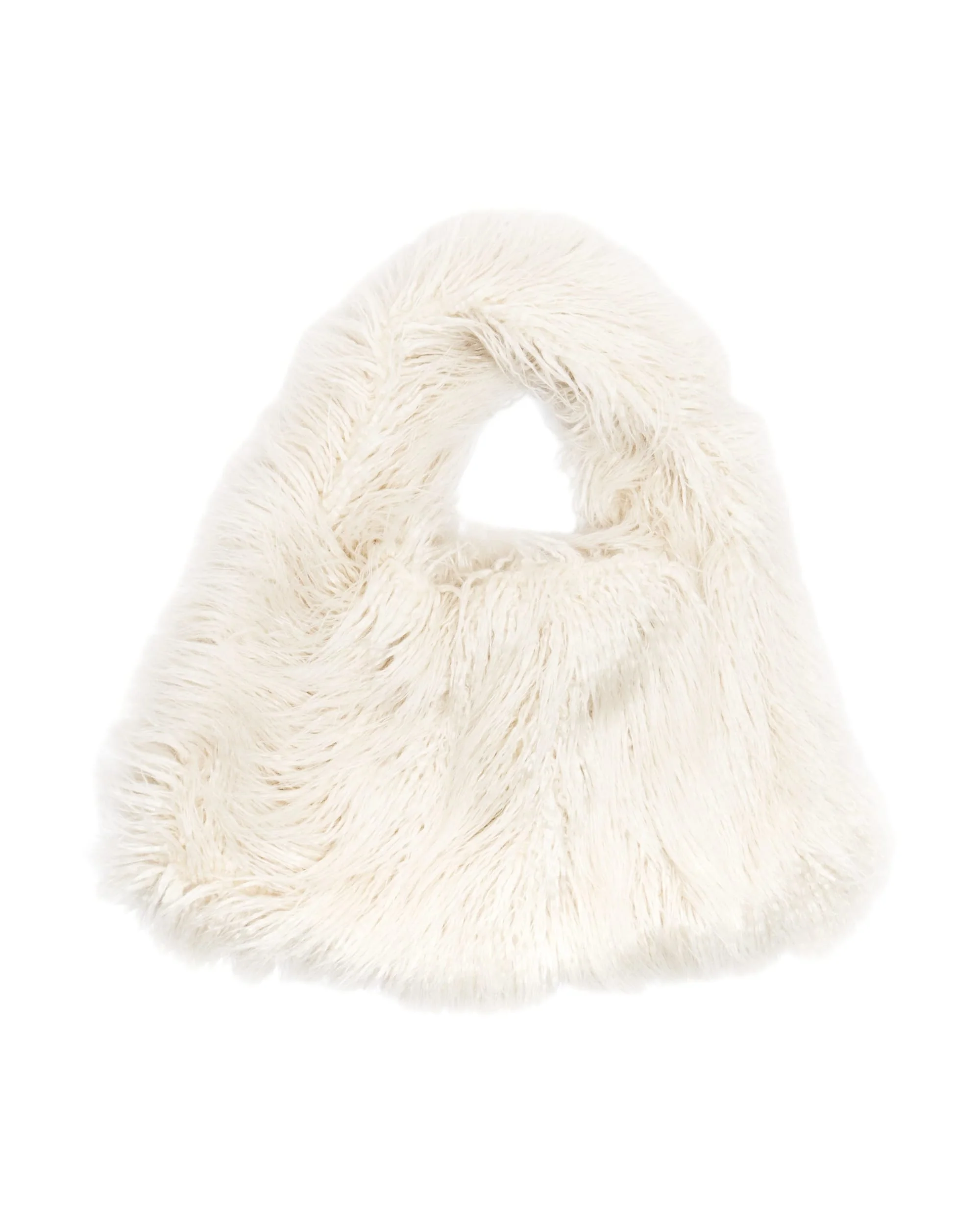 FUR TOTE CREAM YAK