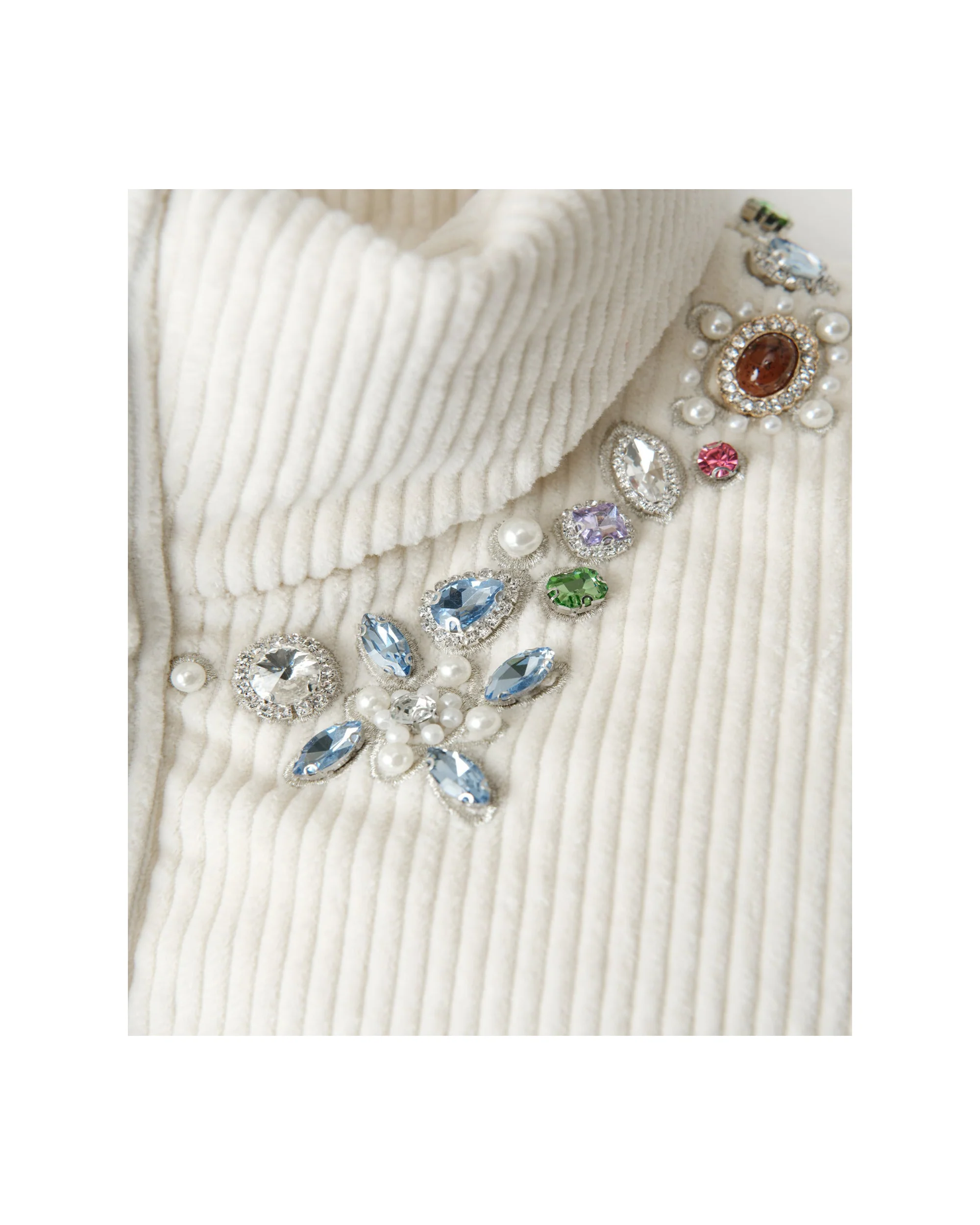 Future Relic Gemstone Corduroy Puffer - Image 7