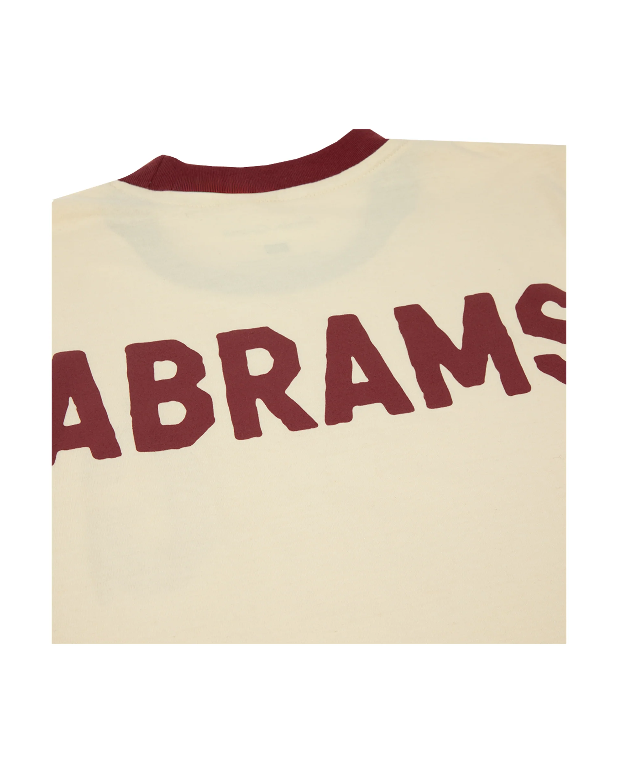 G Abrams Maroon Ringer Unisex T-Shirt - Image 2