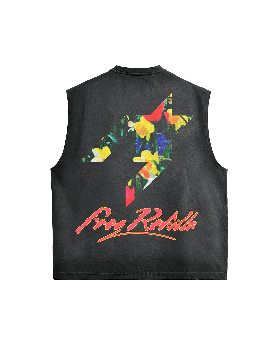 Garden Cutoff Tee - Vintage Black - Image 2
