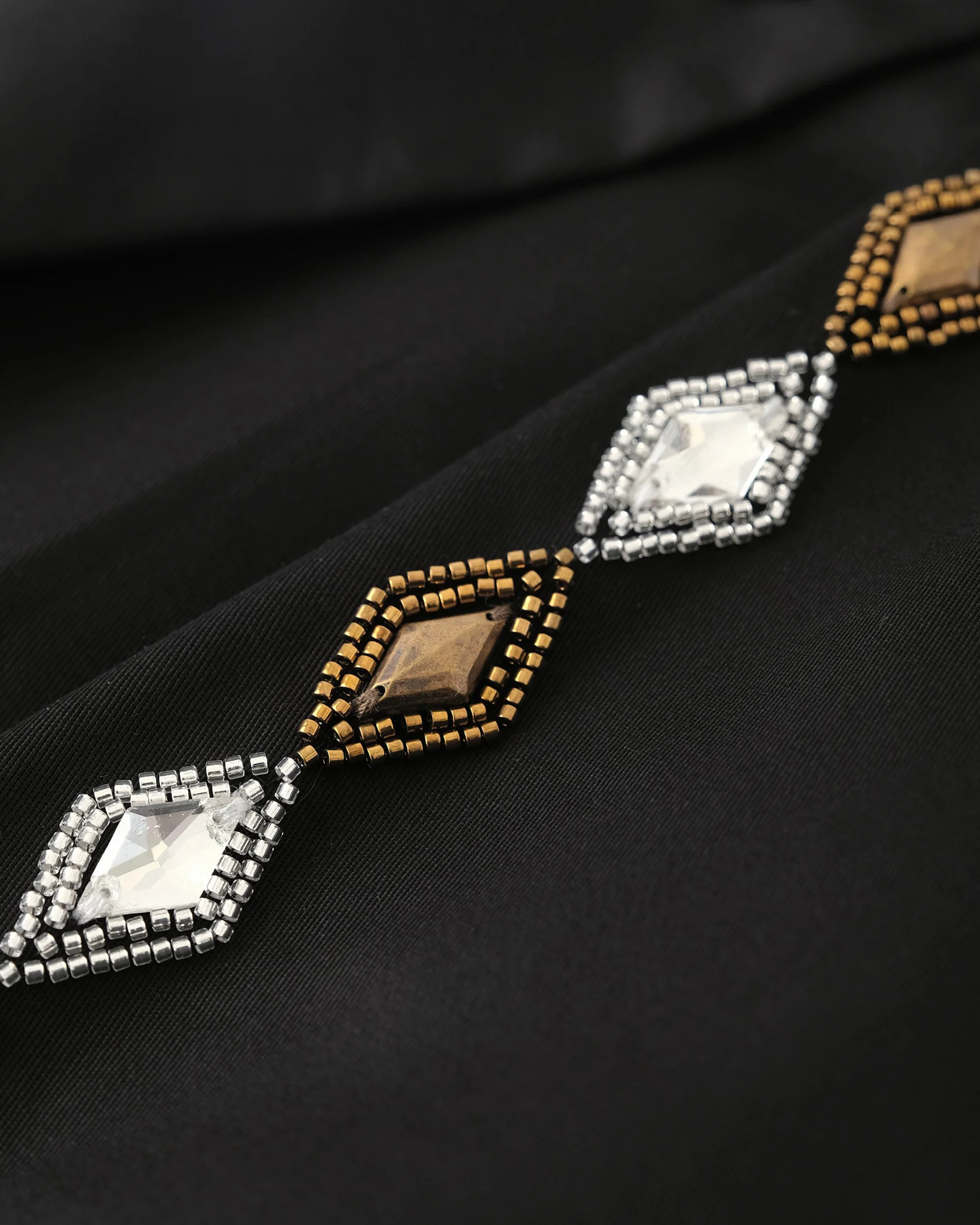 Gemstone Bermuda Shorts in Black - Image 4