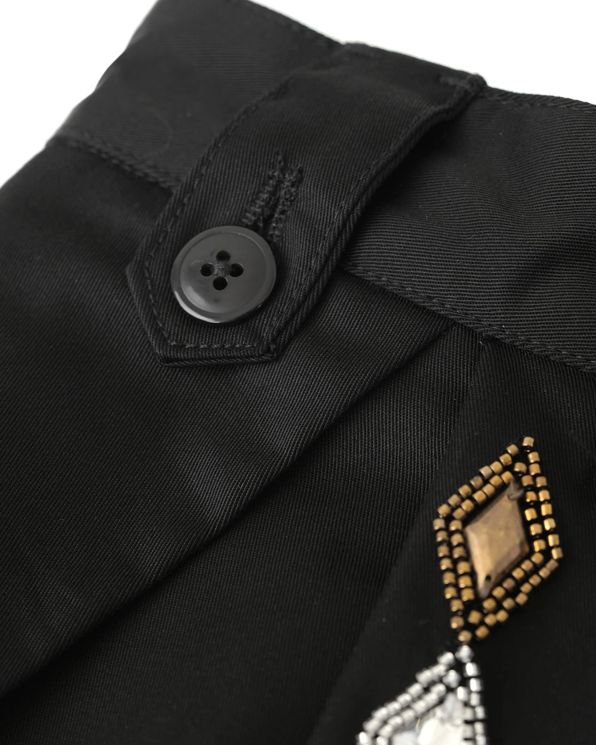 Gemstone Bermuda Shorts in Black - Image 5