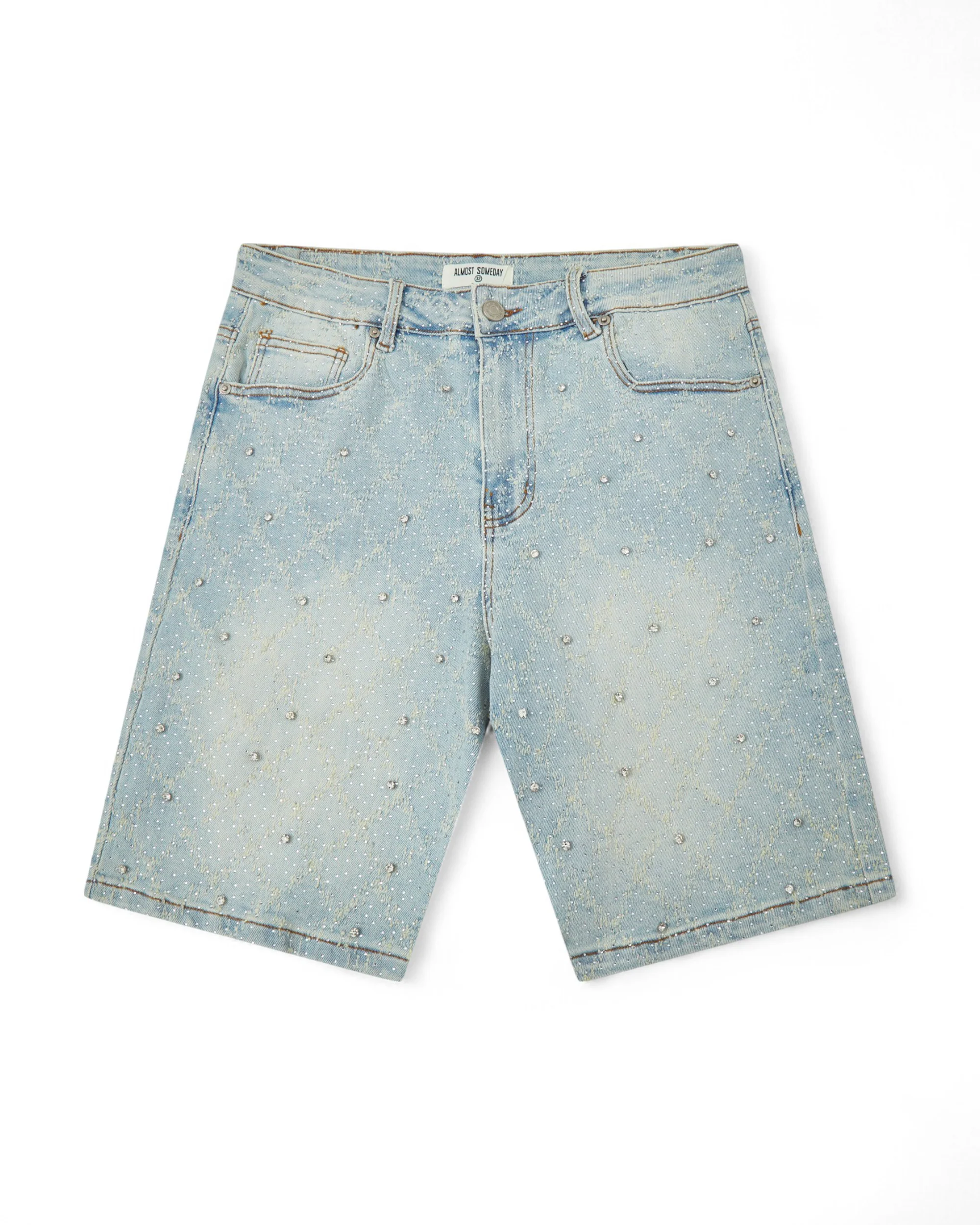 Gemstone Denim Jorts - Washed Blue