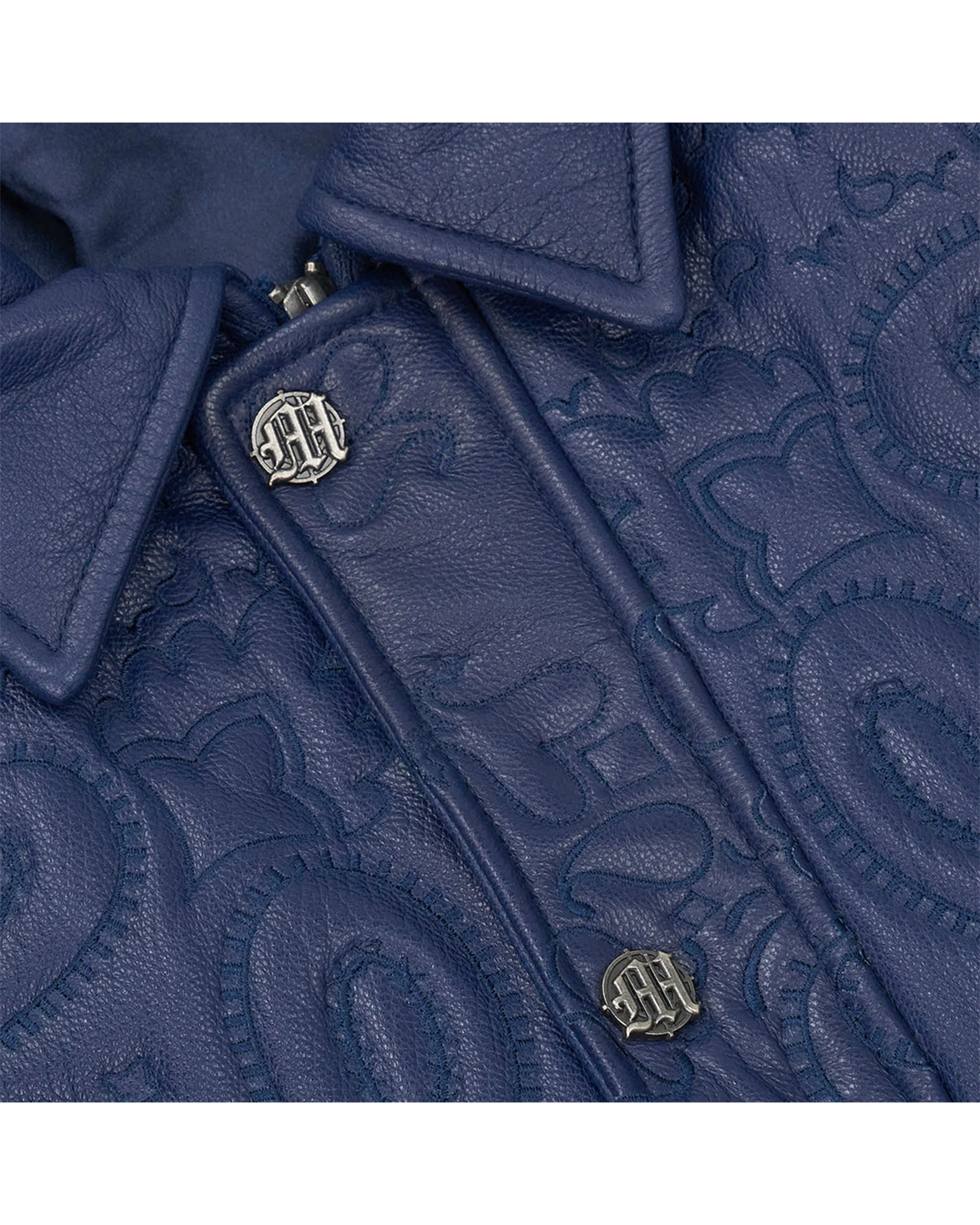 GENUINE LAMBSKIN LEATHER PAISLEY JACKET - Image 6