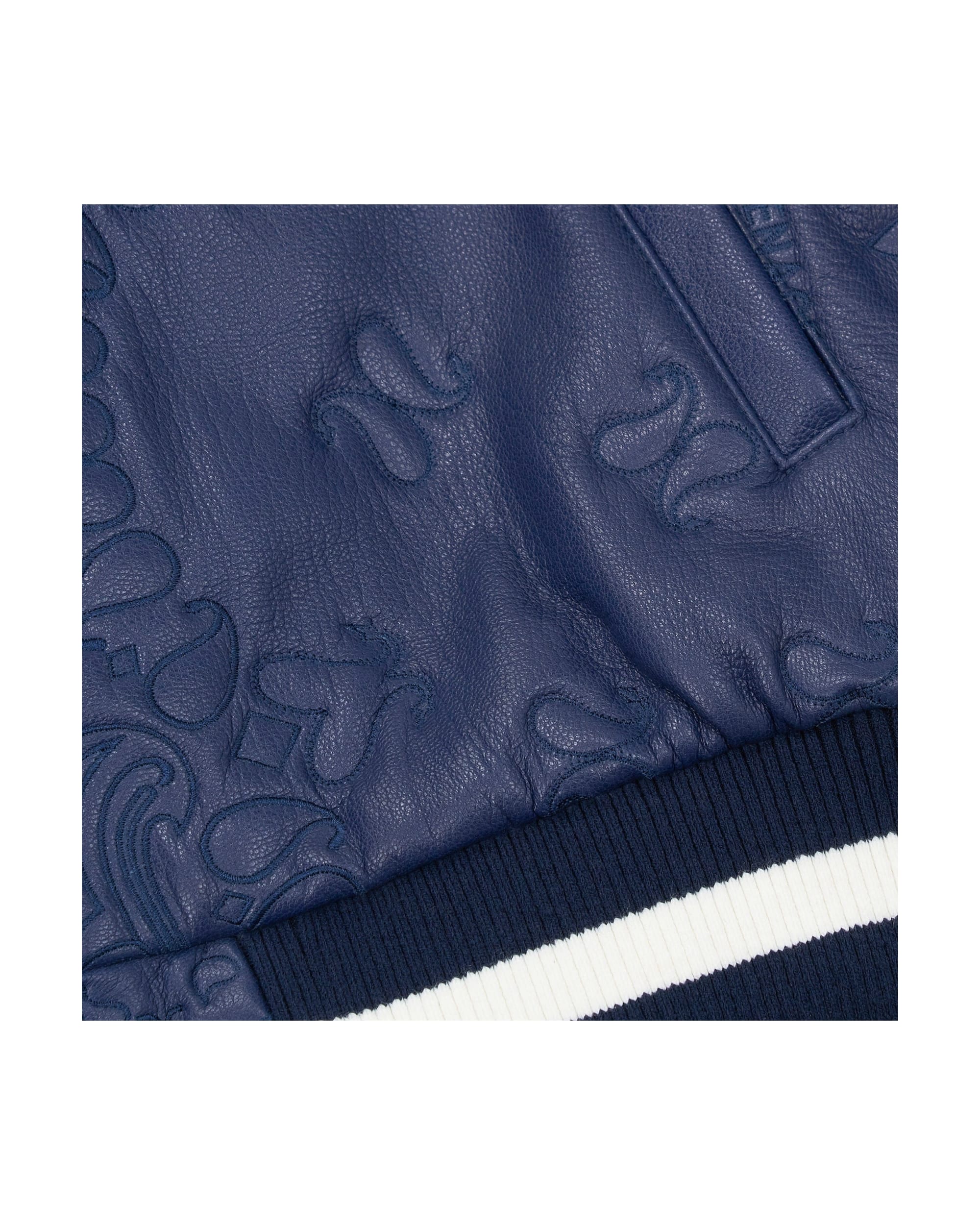 GENUINE LAMBSKIN LEATHER PAISLEY JACKET - Image 7