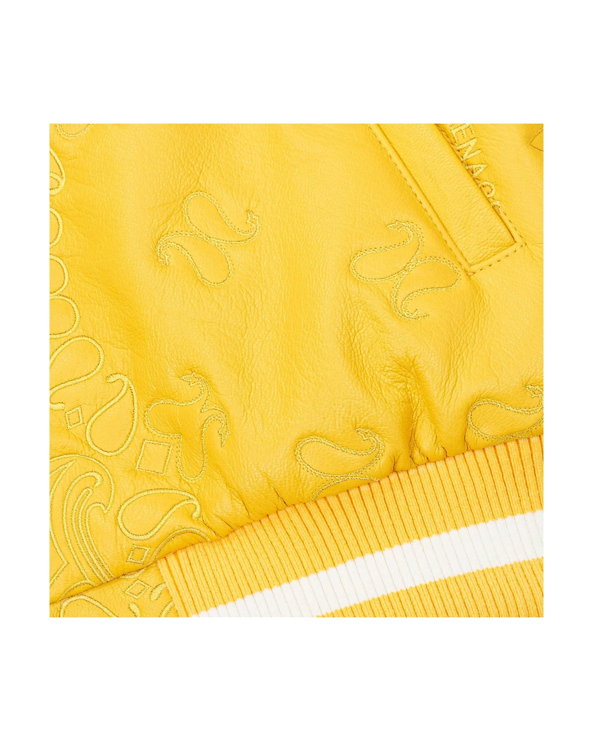 GENUINE LAMBSKIN LEATHER PAISLEY JACKET - Image 4