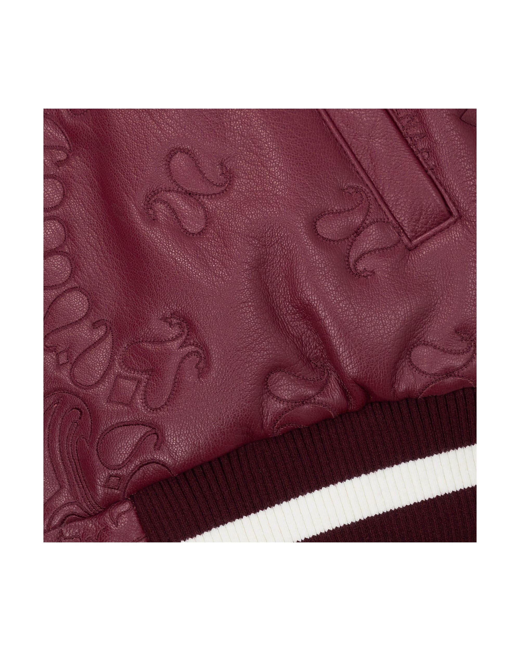 GENUINE LAMBSKIN LEATHER PAISLEY JACKET - Image 7