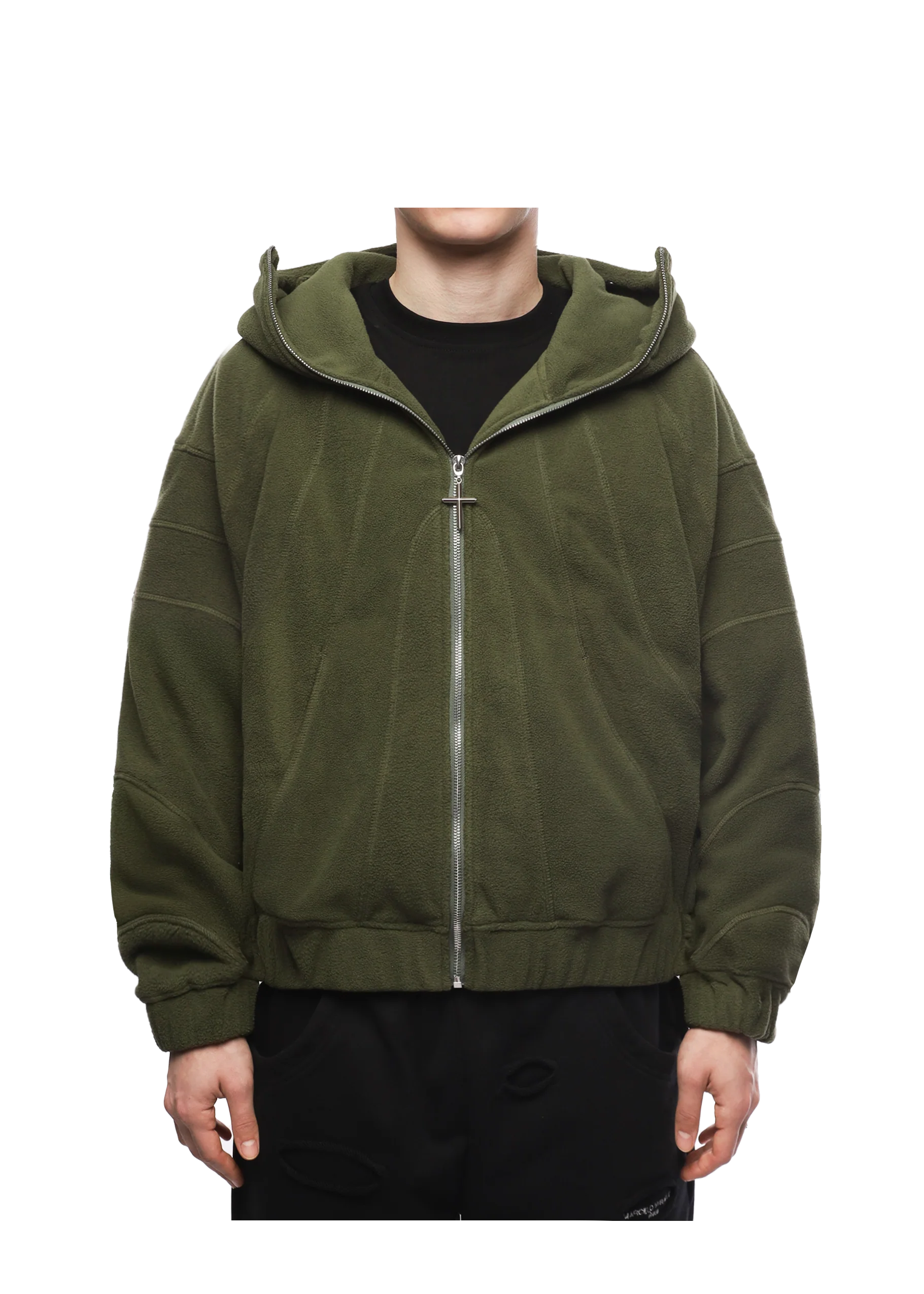 GHOST FLEECE in GREEN - Image 8