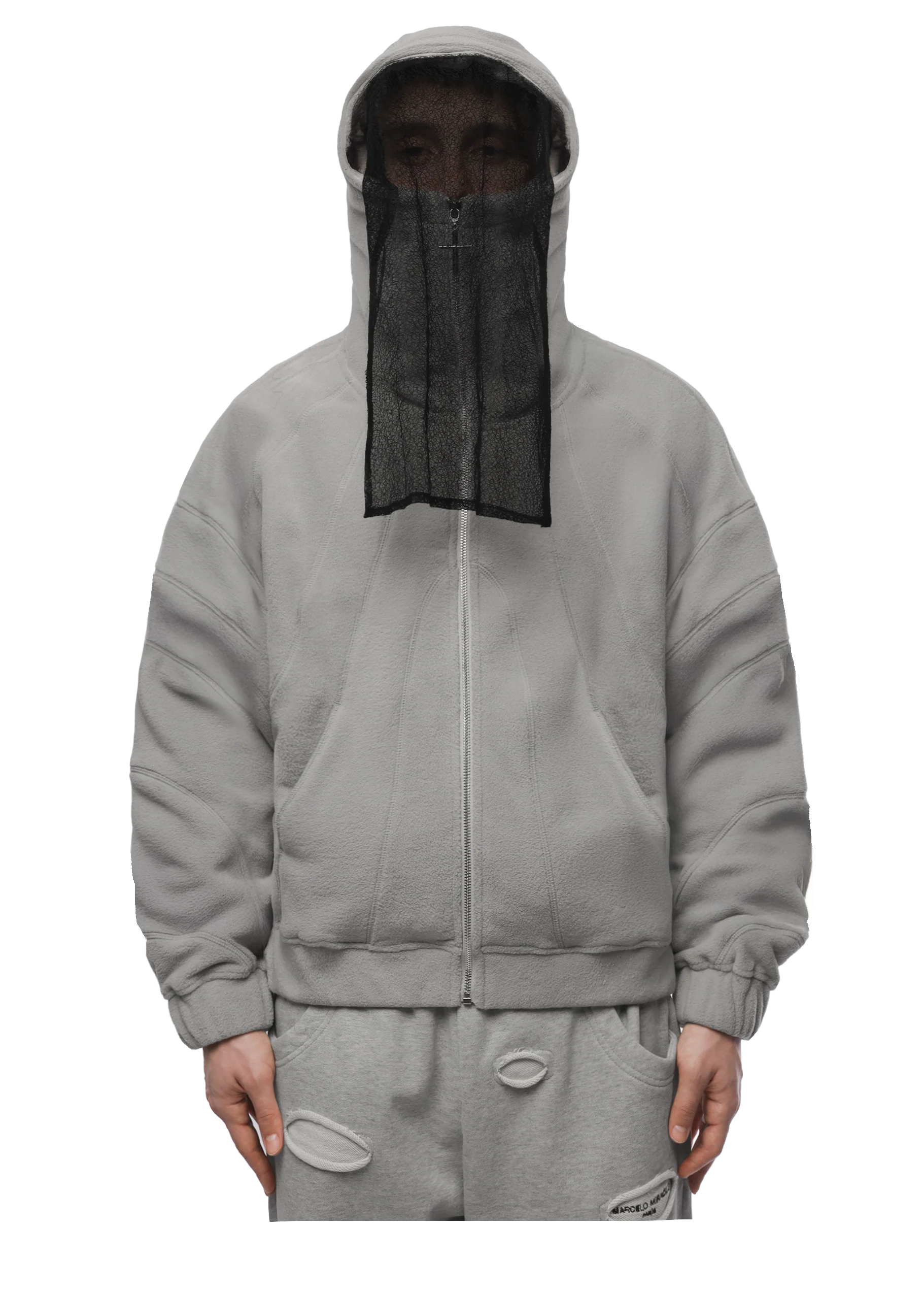 GHOST FLEECE in GREY - Image 12