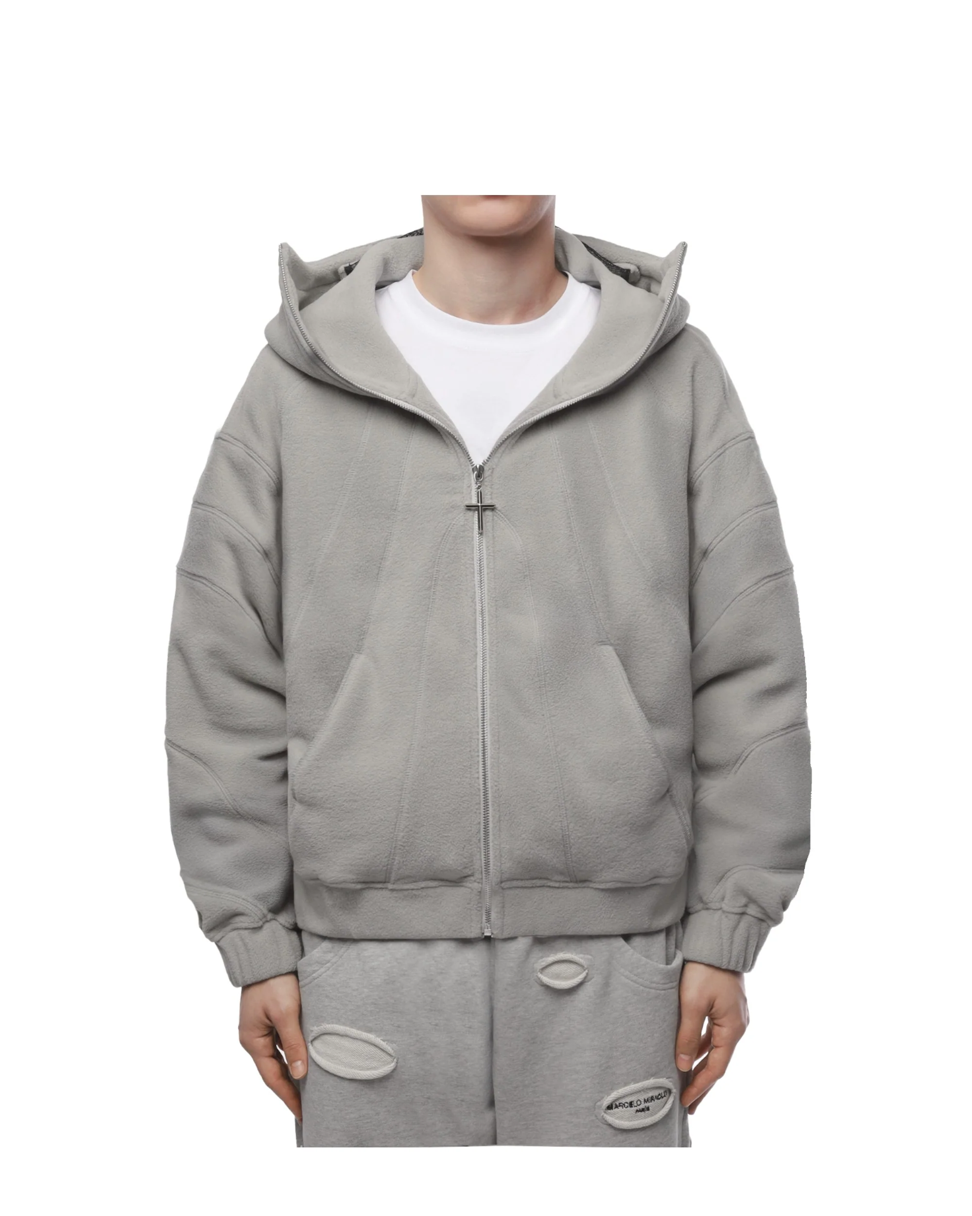 GHOST FLEECE in GREY - Image 2