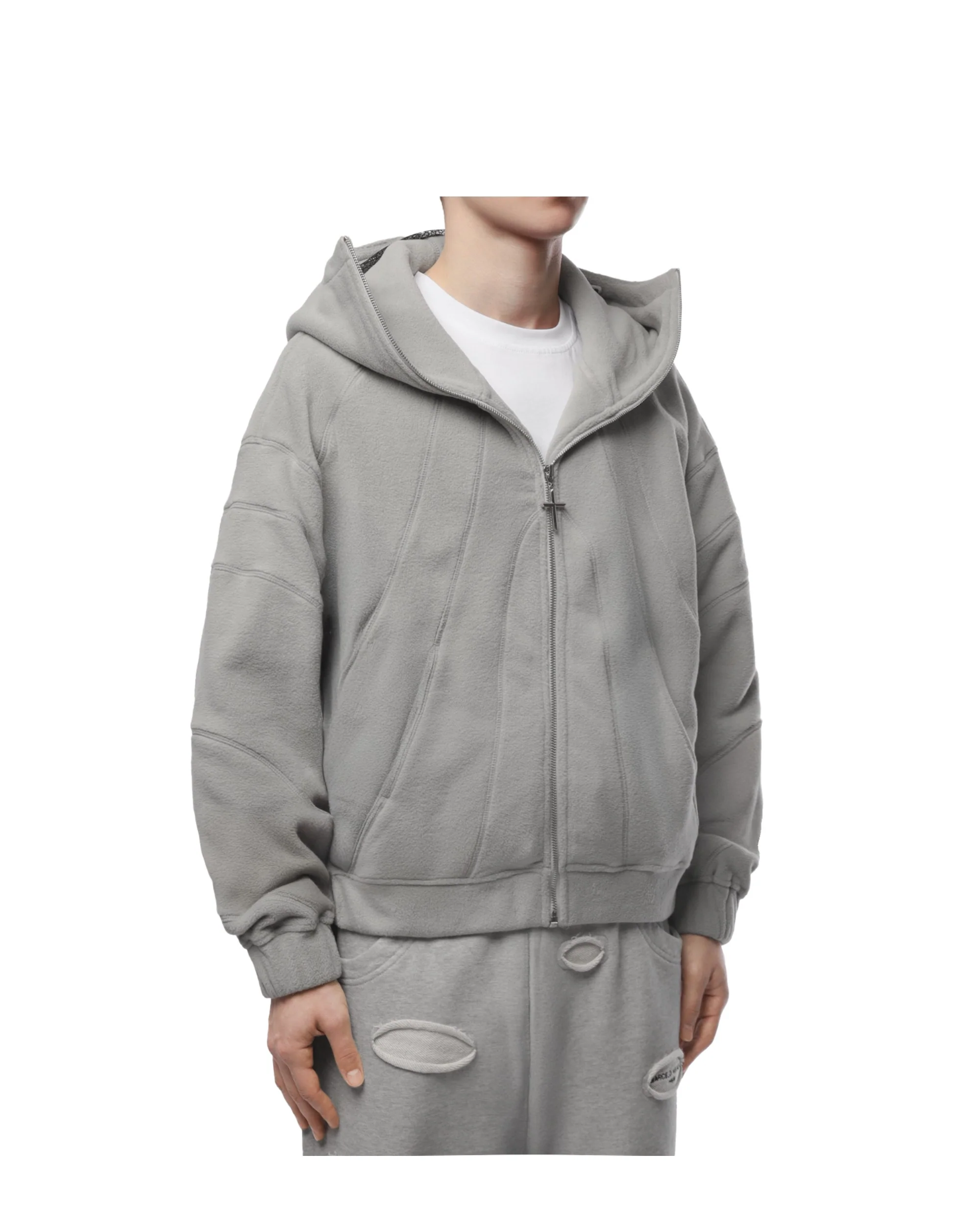 GHOST FLEECE in GREY - Image 3