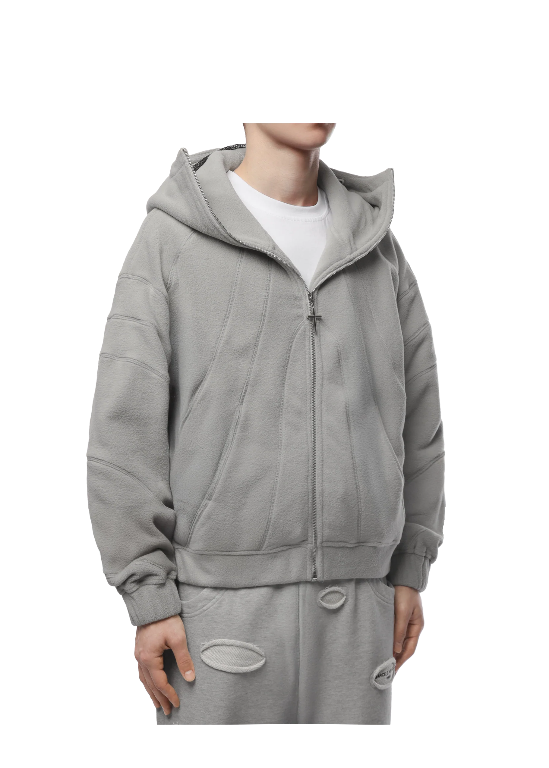 GHOST FLEECE in GREY - Image 9